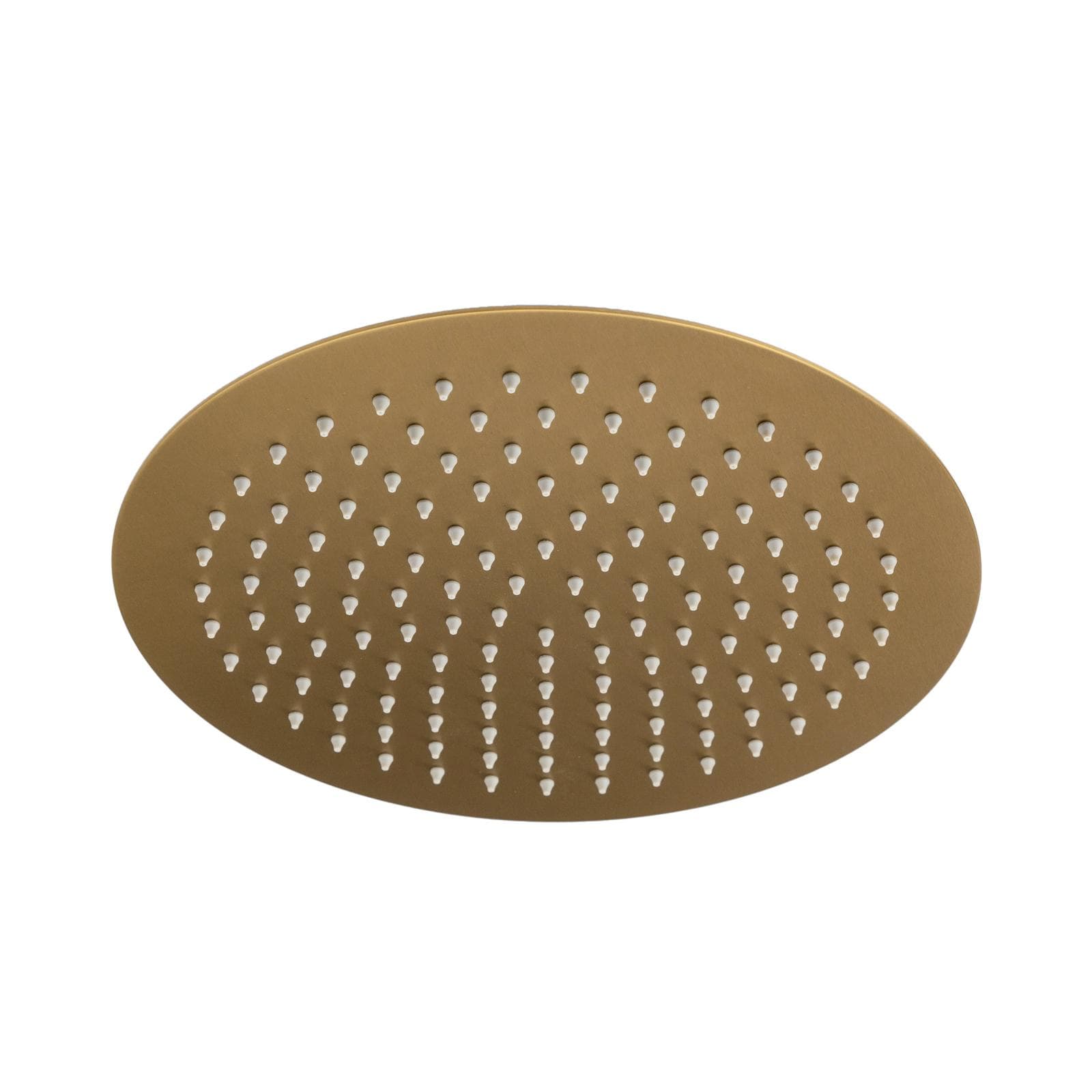 Set incasso doccia termostatico con deviatore e doccino con braccio doccia 35 cm e soffione 30 cm oro spazzolato – Fluid