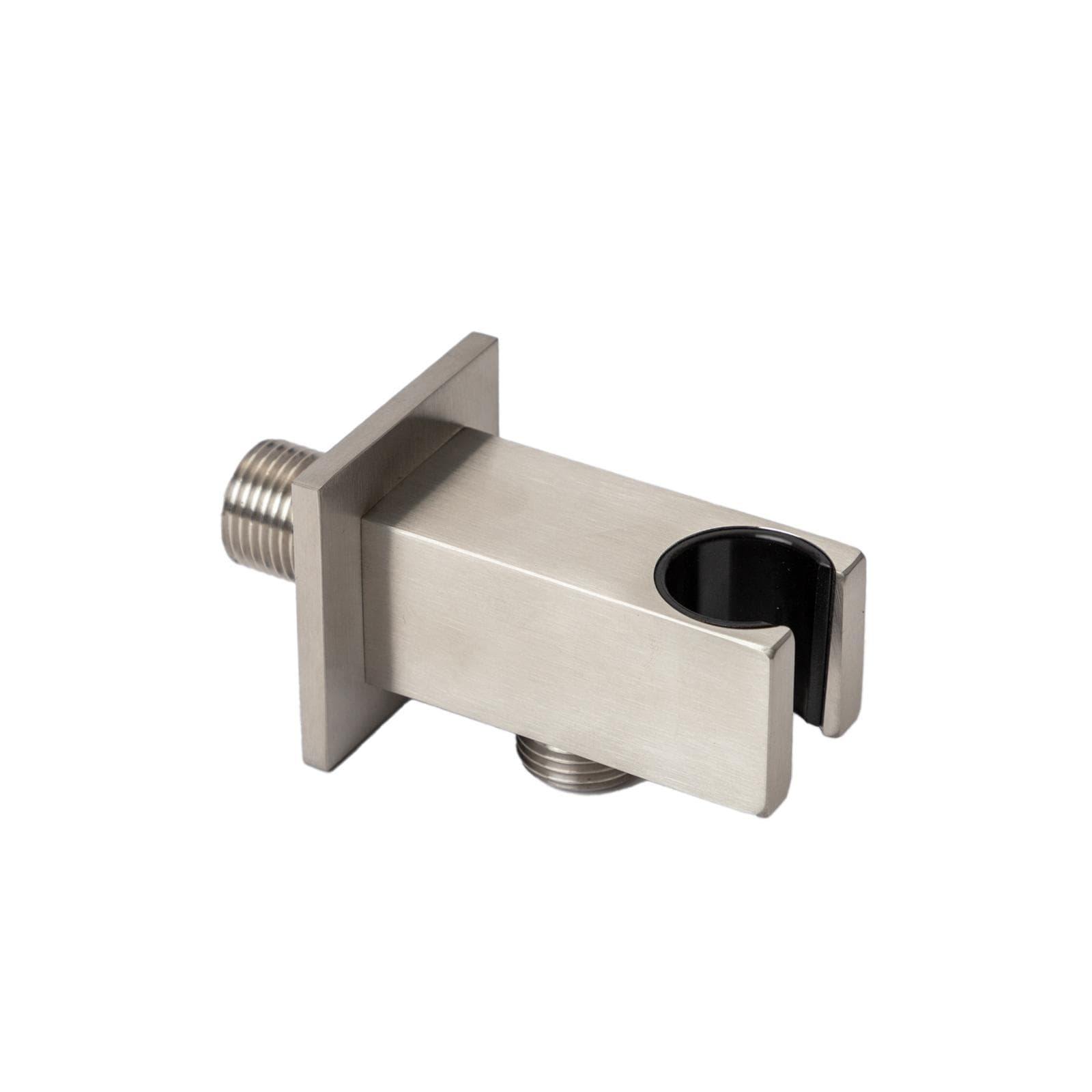 Set incasso squadrato con presa acqua in acciaio inox 316 satinato – Pure
