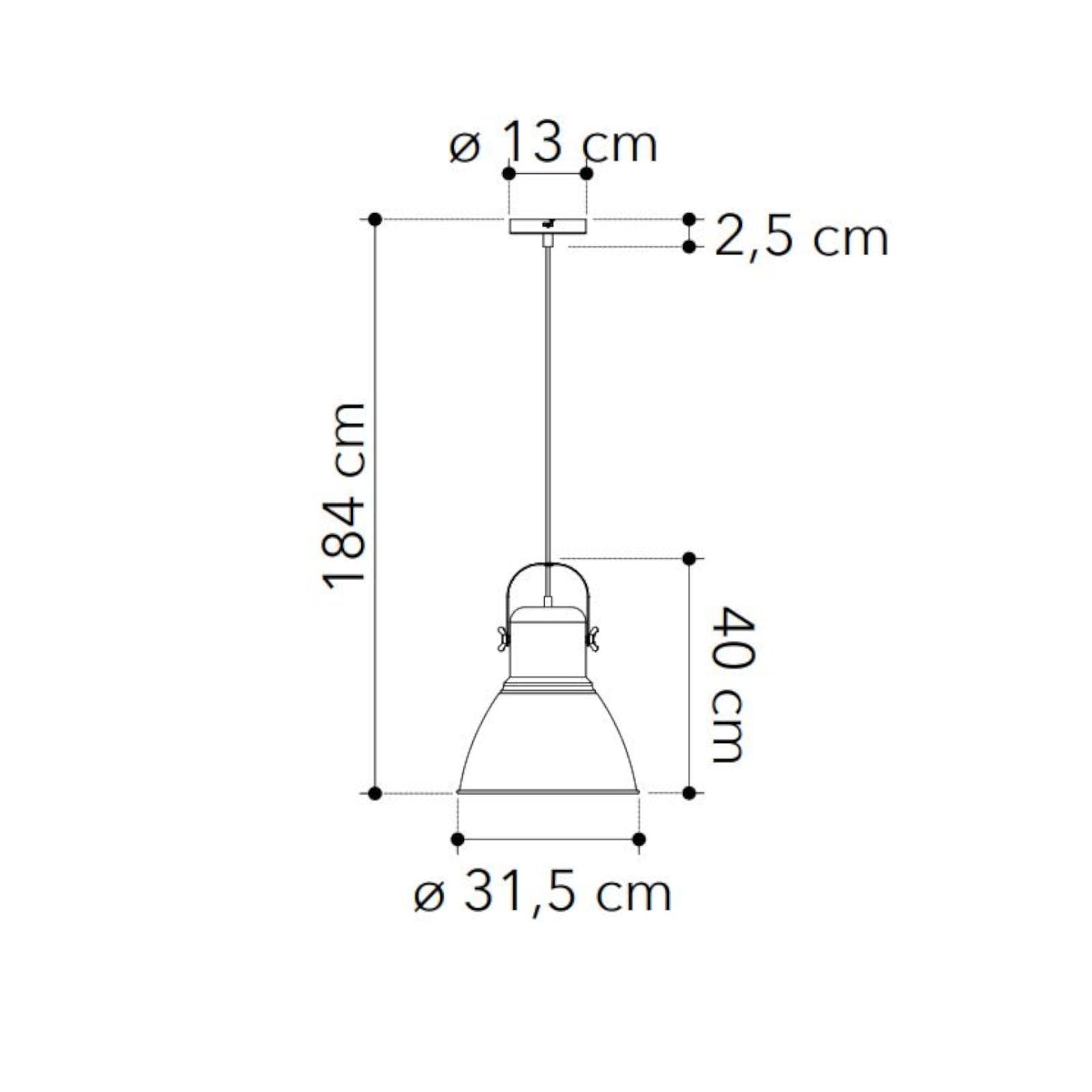 Set lampada a sospensione e 2 applique in metallo marrone