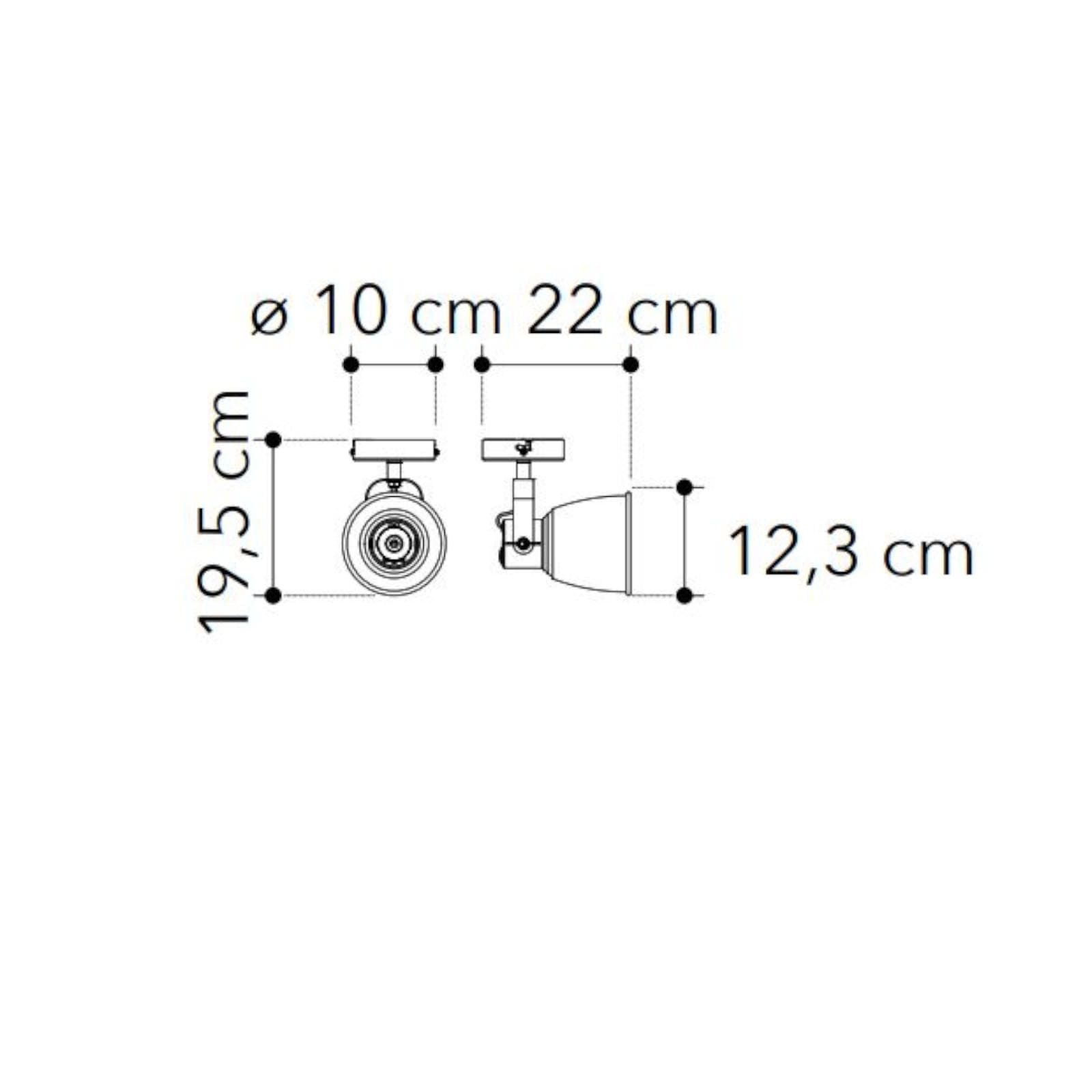 Set lampada a sospensione e 2 applique in metallo marrone