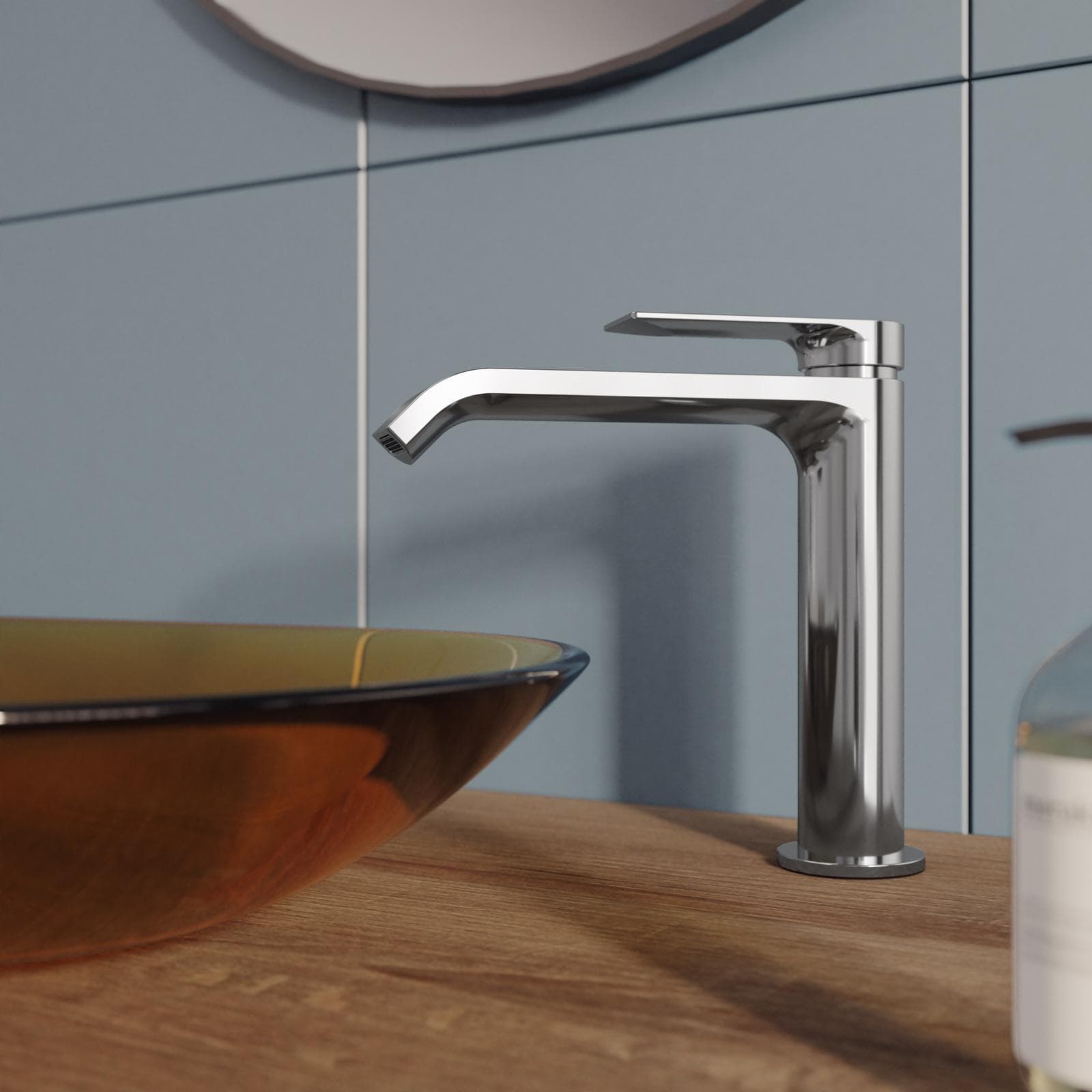 Set miscelatore lavabo bocca lunga e bidet cromo – Iota