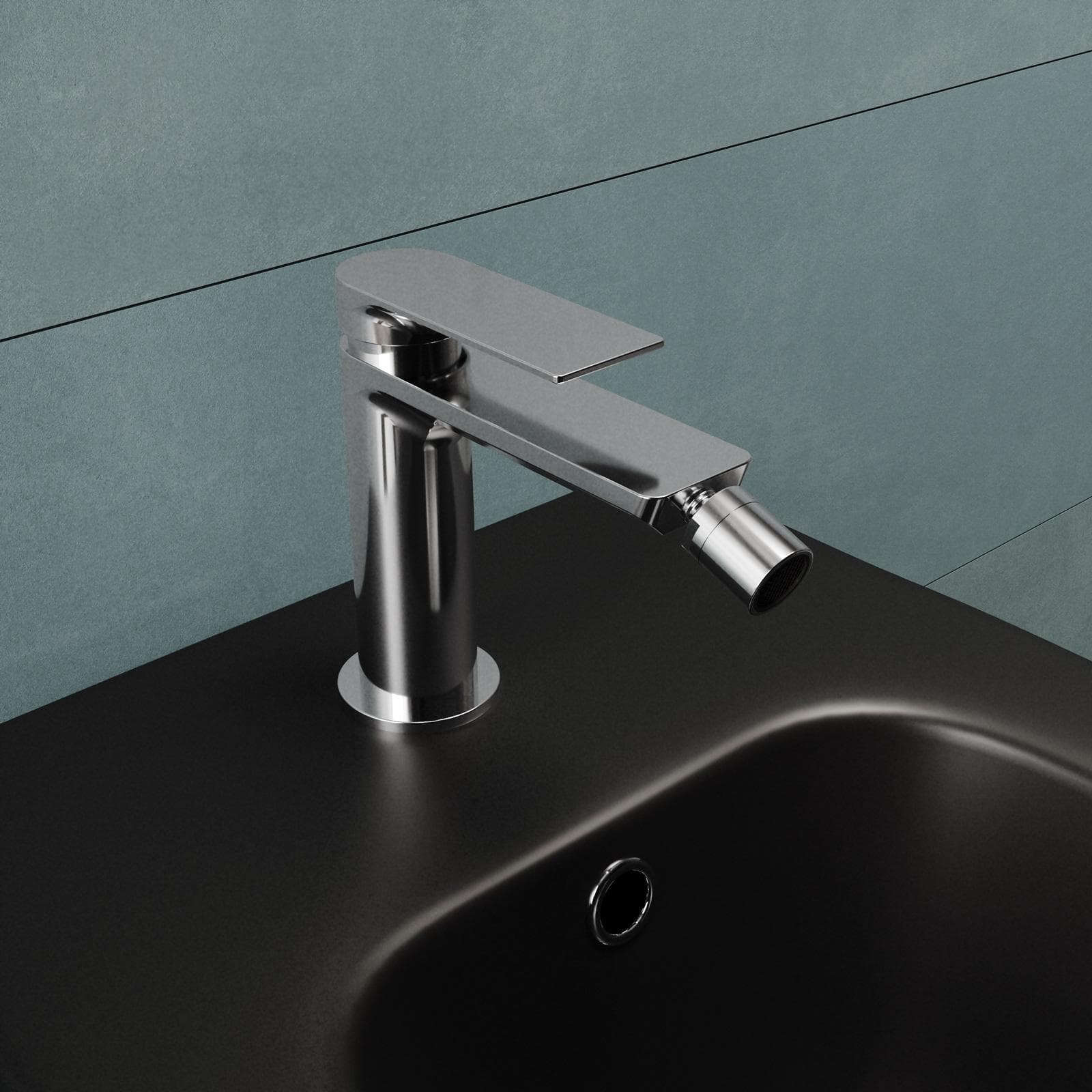 Set miscelatore lavabo bocca lunga e bidet cromo – Iota