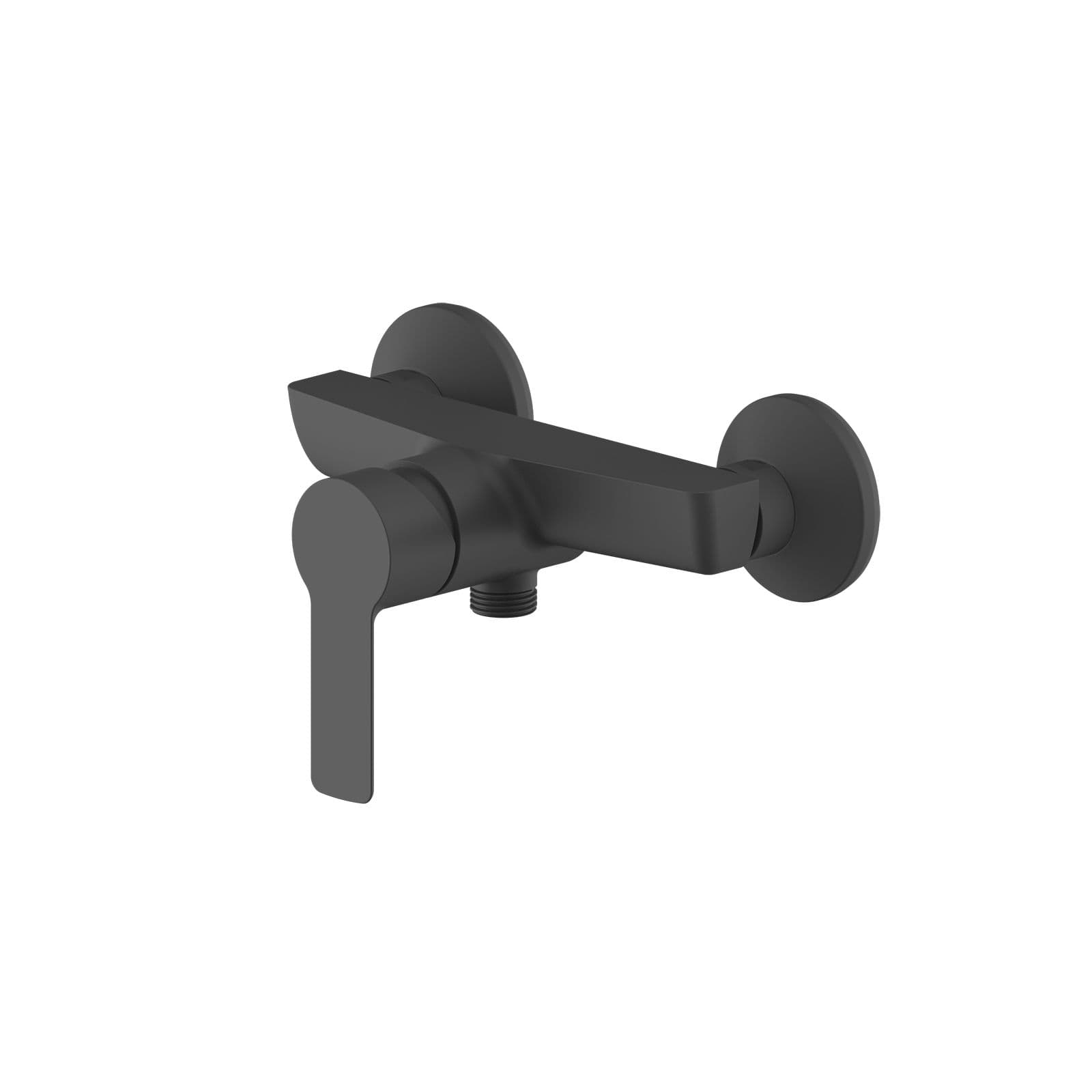 Set miscelatore lavabo e bidet con esterno doccia nero – Key