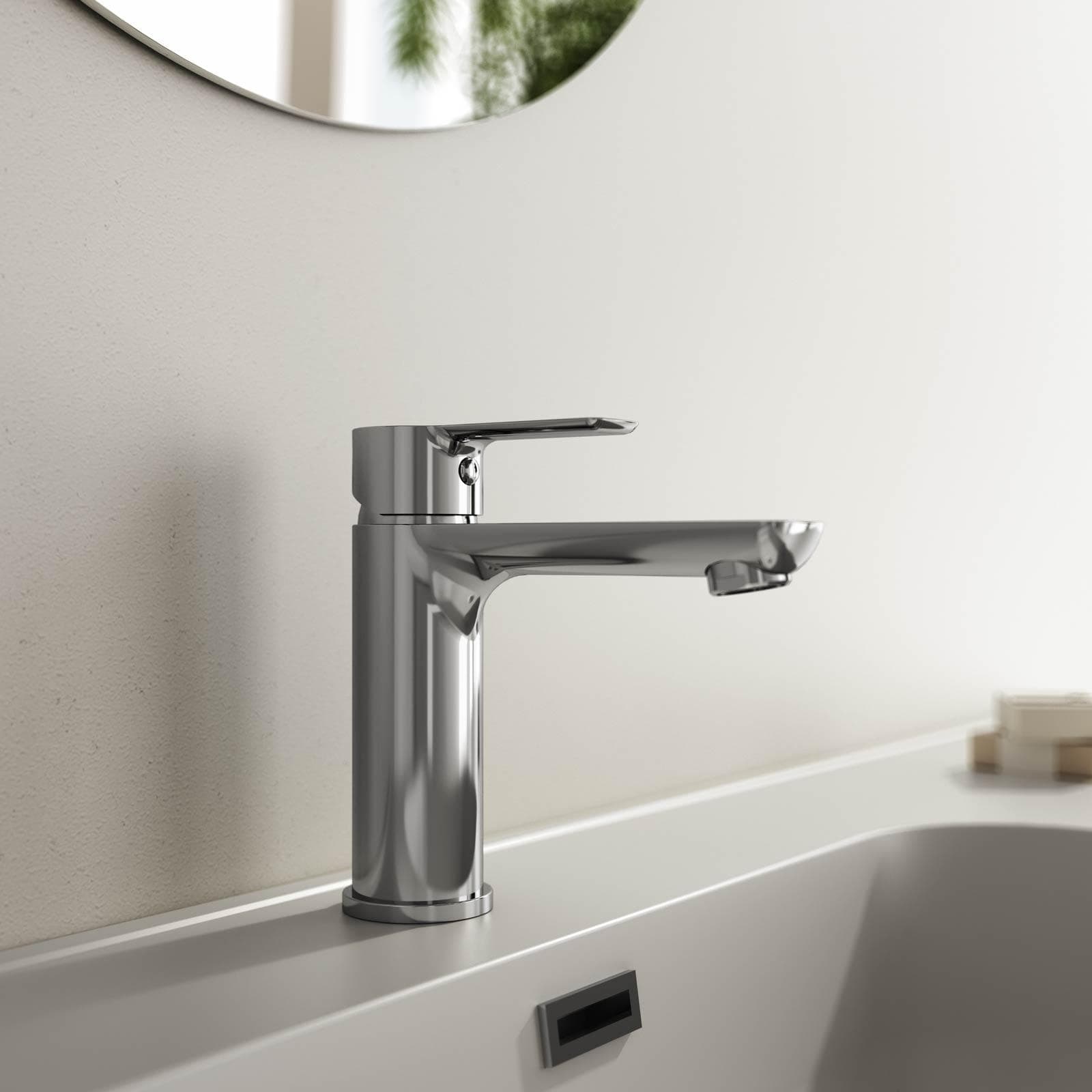Set miscelatore lavabo e bidet con incasso doccia con deviatore cromo – Key