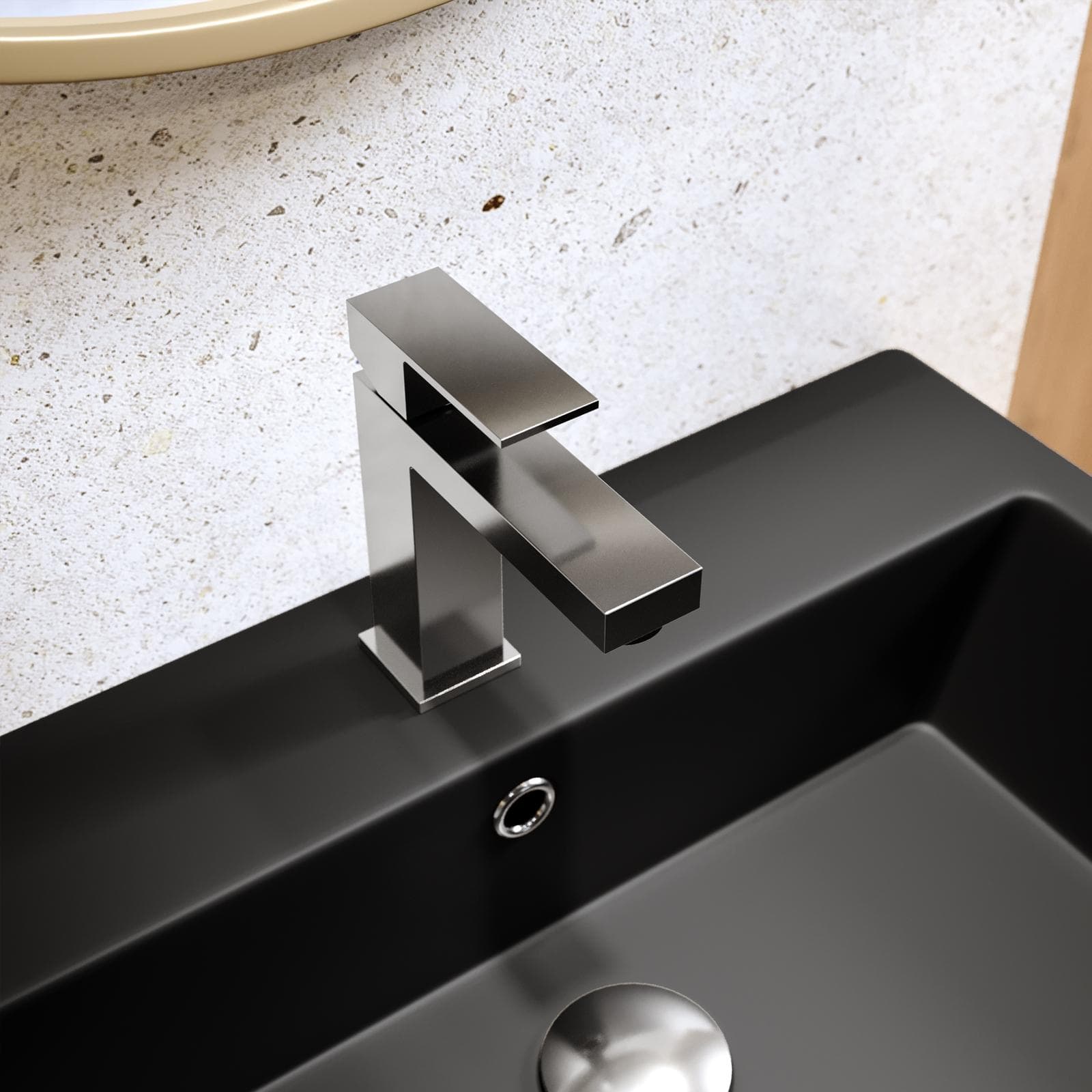 Set miscelatore lavabo e bidet con incasso doccia con deviatore cromo – Kyria