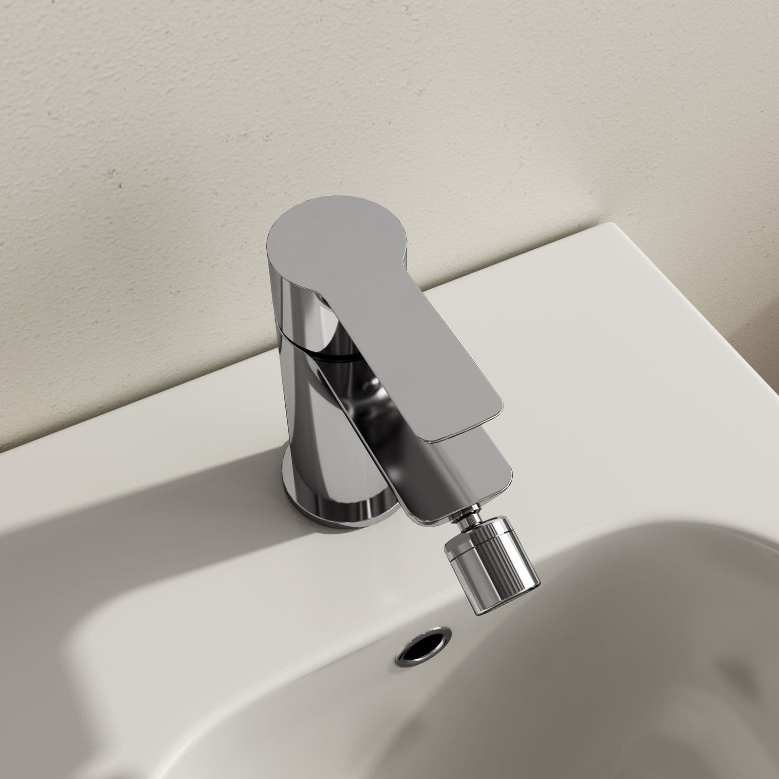 Set miscelatore lavabo e bidet con incasso doccia cromo – Key
