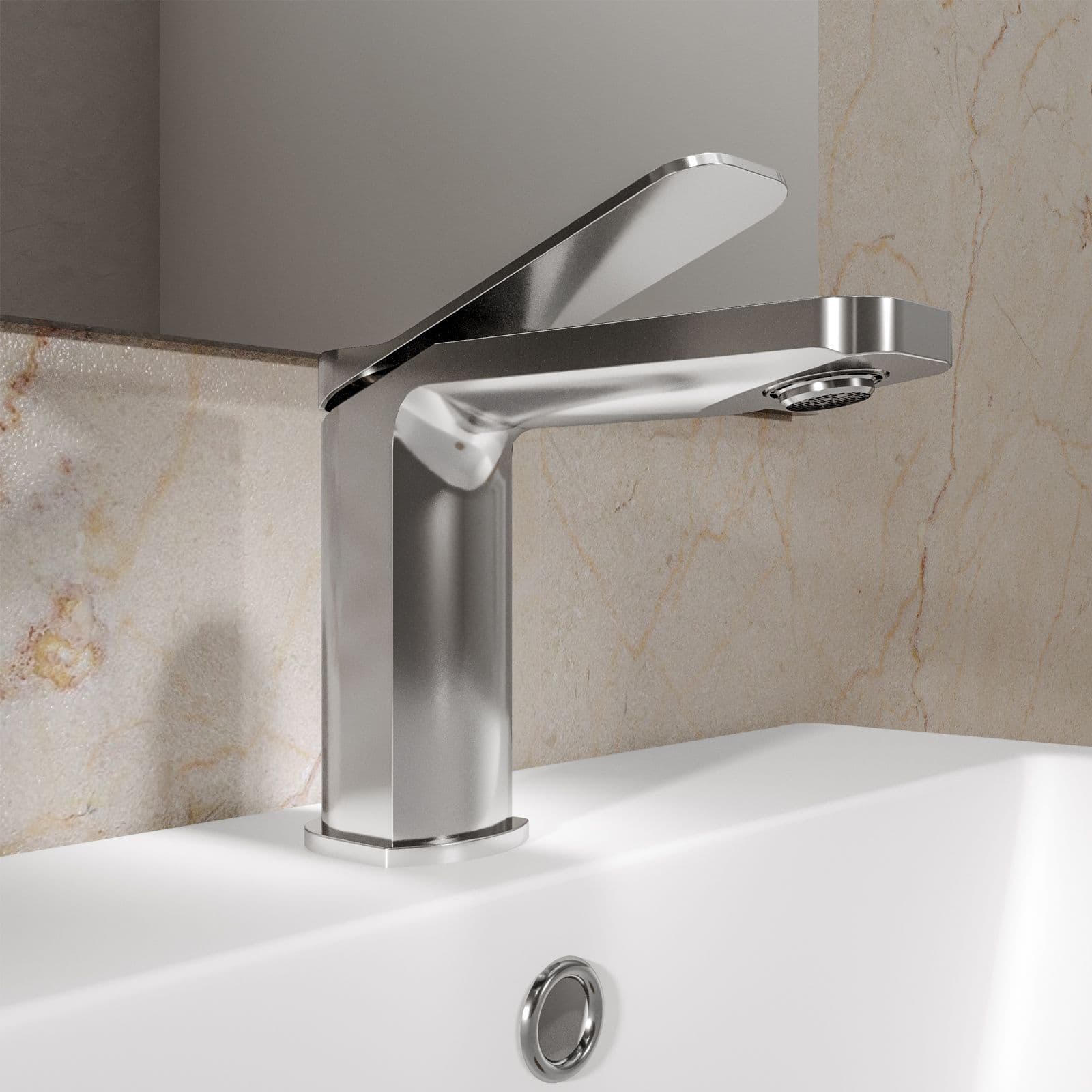 Set miscelatore lavabo e bidet con incasso doccia cromo – Wing