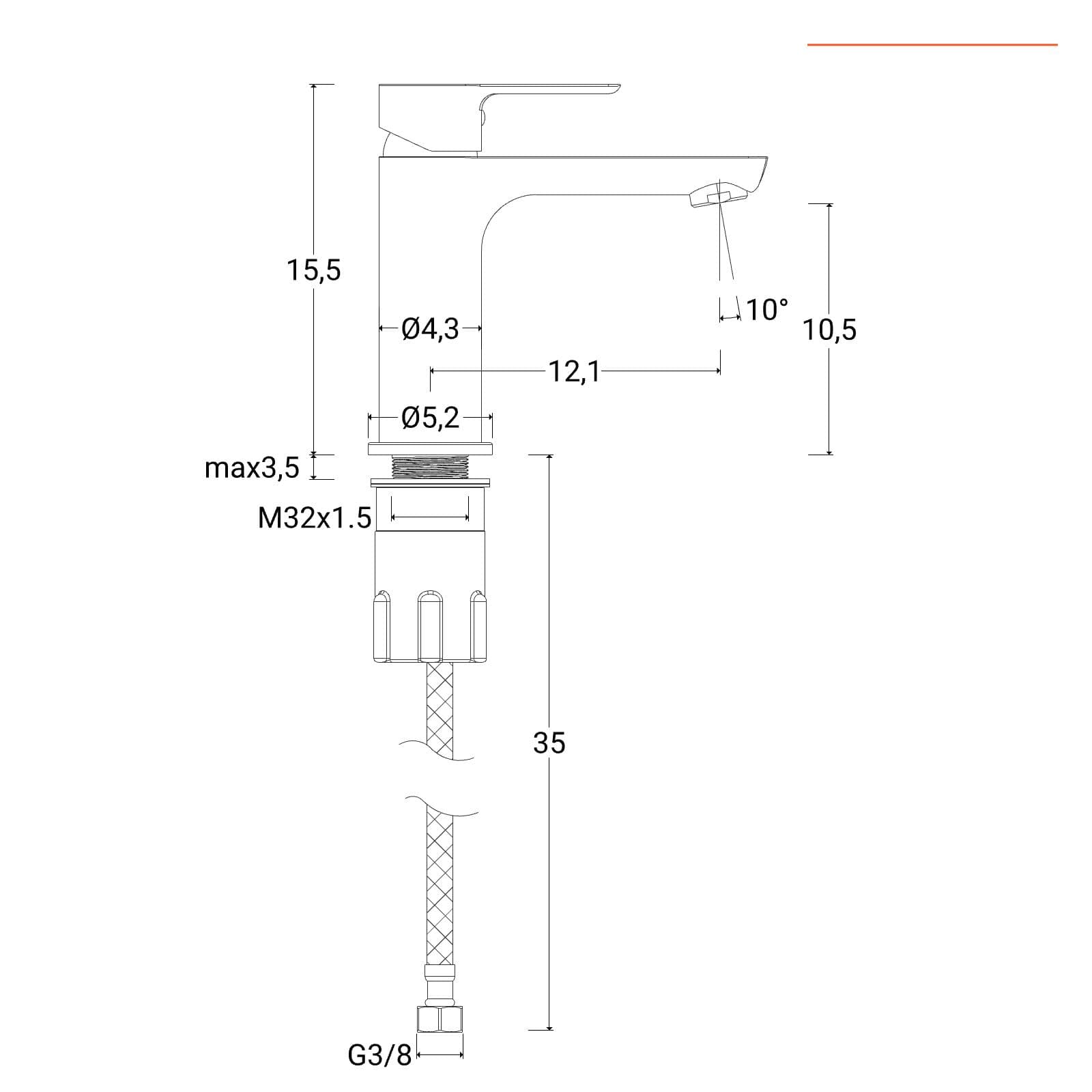 Set miscelatore lavabo e bidet con incasso doccia nero – Key