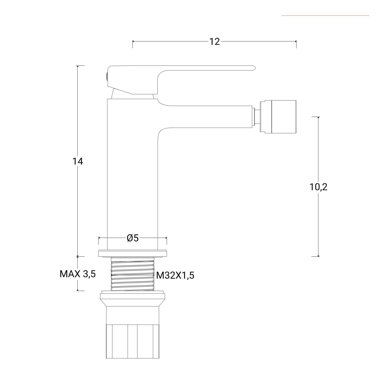 Set miscelatore lavabo alto e bidet nero – Tila