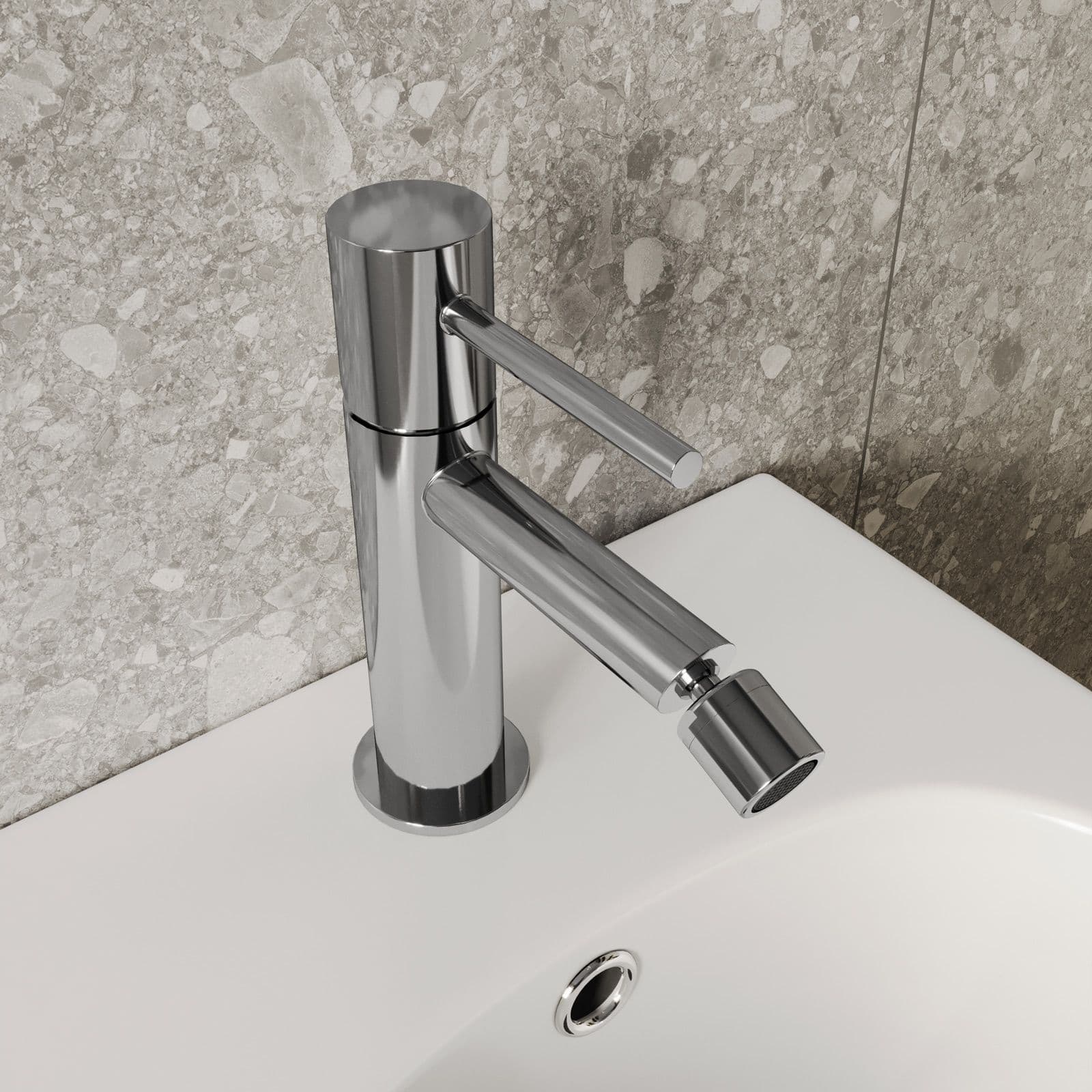 Set miscelatore lavabo e bidet con esterno doccia cromo – Oasis
