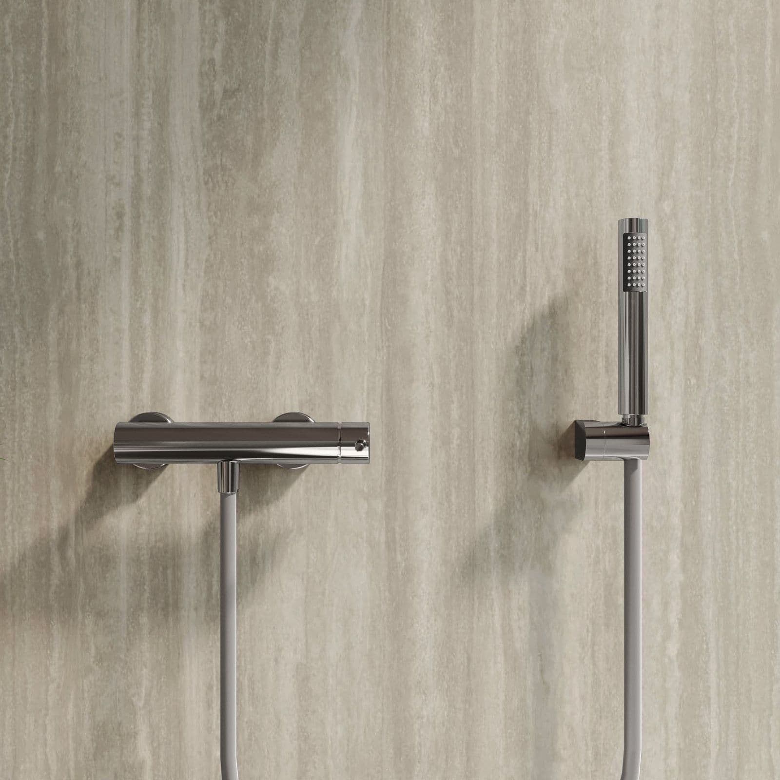 Set miscelatore lavabo e bidet con esterno doccia cromo – Oasis