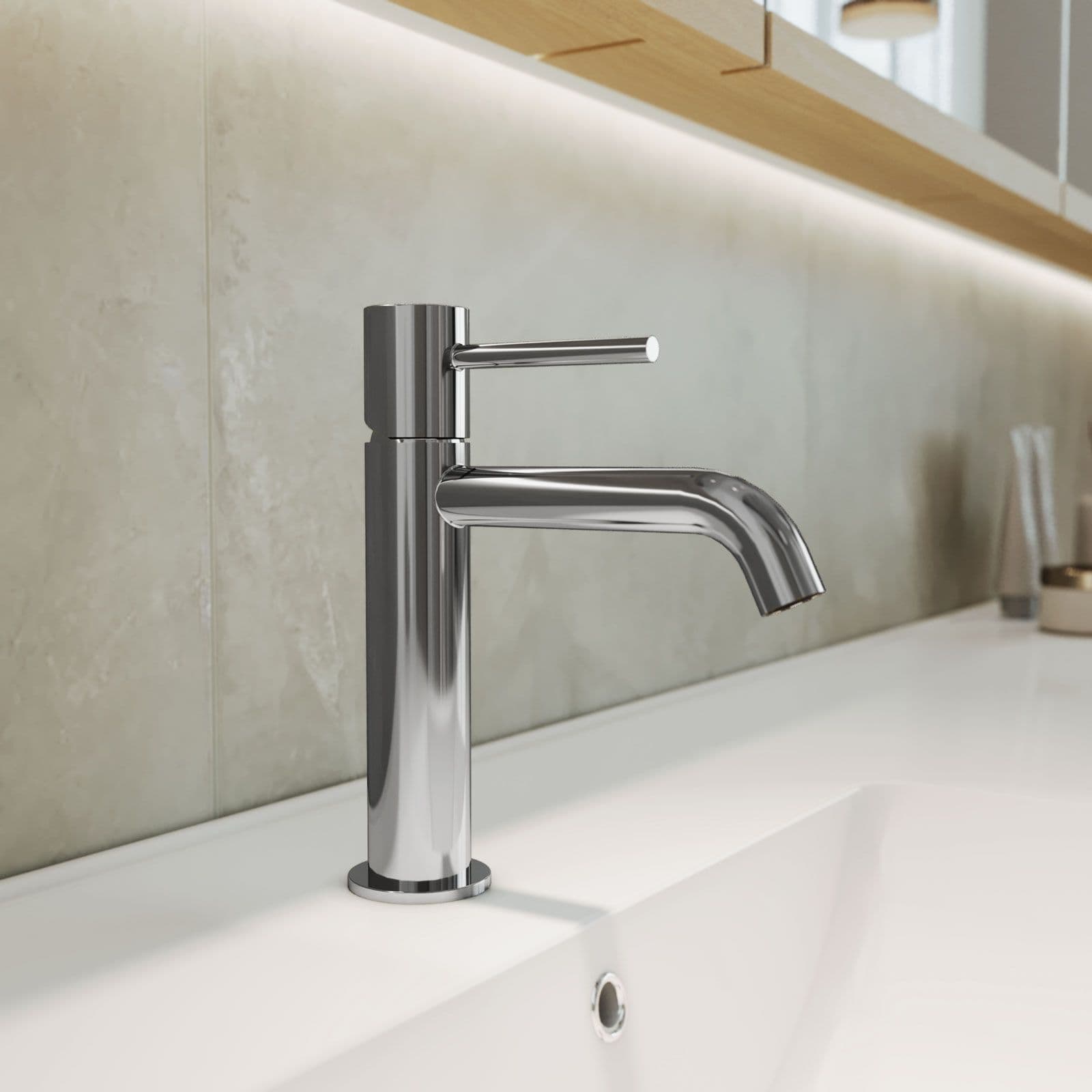 Set miscelatore lavabo e bidet con incasso doccia cromo – Oasis