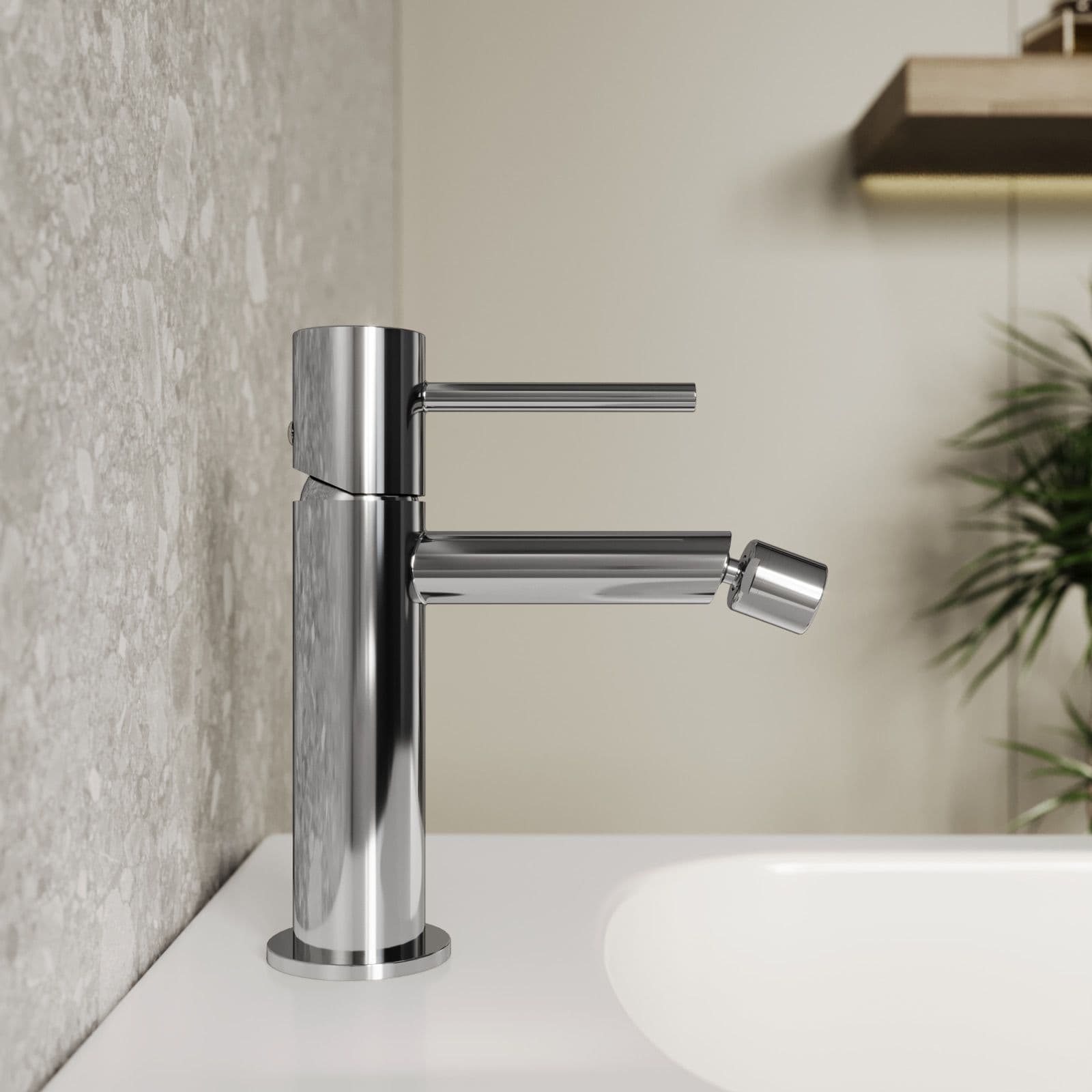 Set miscelatore lavabo e bidet con incasso doccia cromo – Oasis