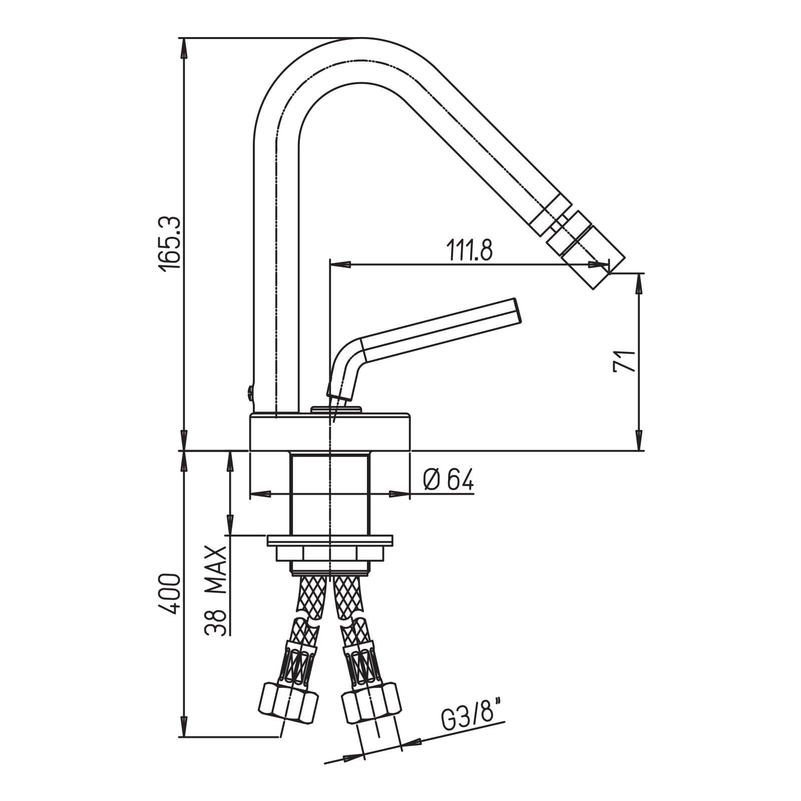 Set miscelatori Aquasoul Jacuzzi - Rubinetteria bidet e lavabo per piletta