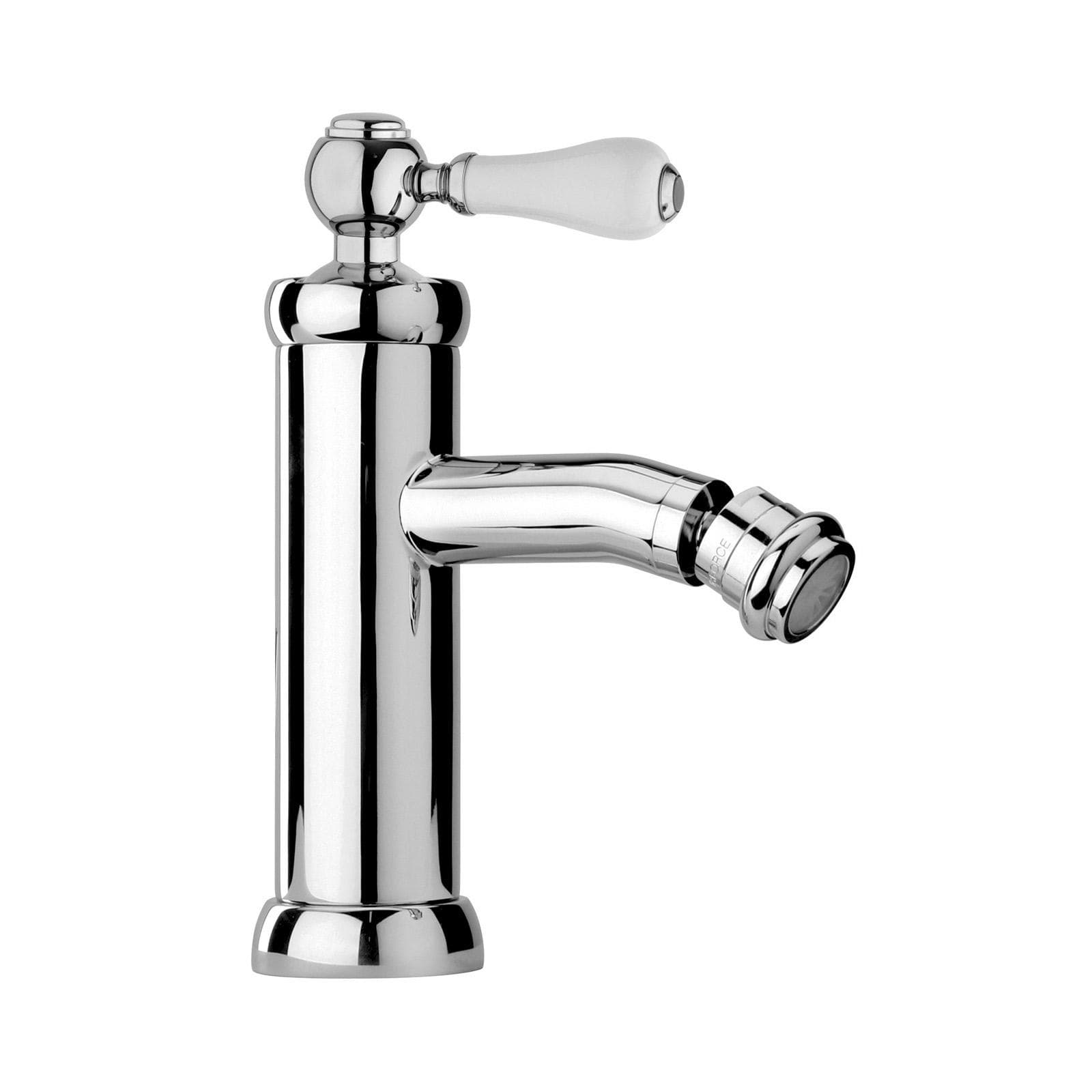 Set miscelatori lavabo bidet e vasca Jacuzzi - Rubinetteria BRERA cromo e bianco