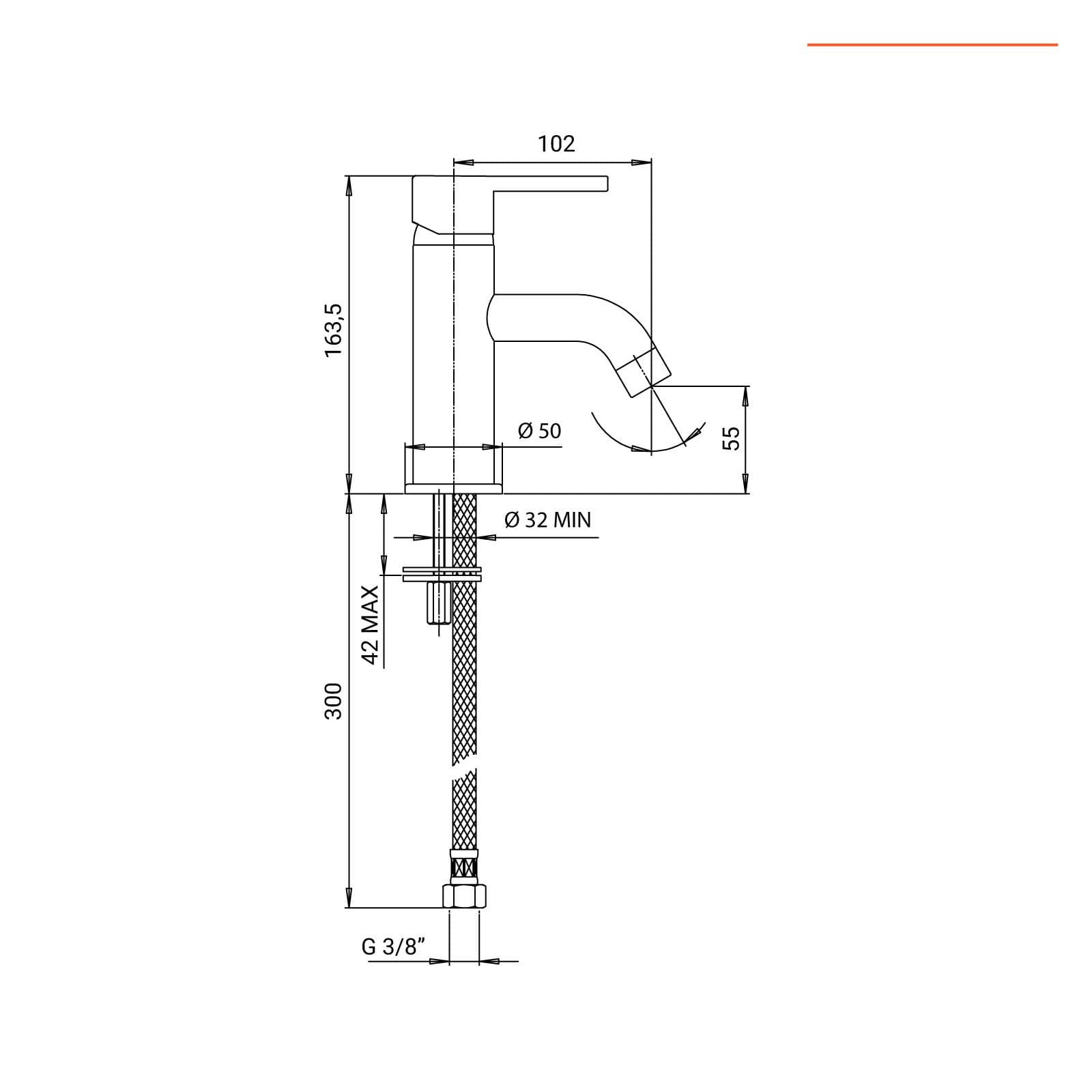 Set miscelatori lavabo e bidet nero opaco Gun di Jacuzzi - Rubinetteria