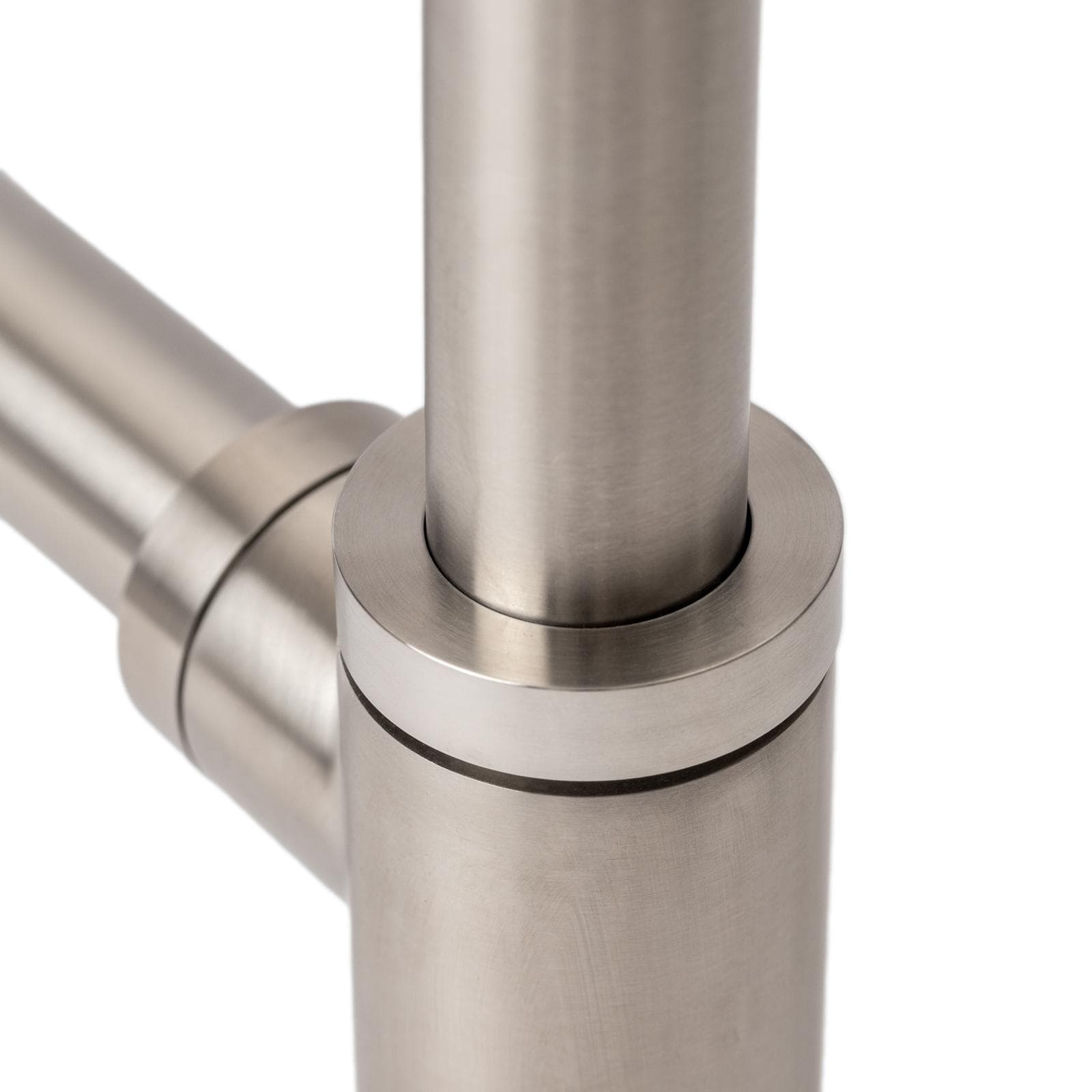 Set piletta click-clack universale e sifone di scarico tondo per lavabo inox spazzoalto