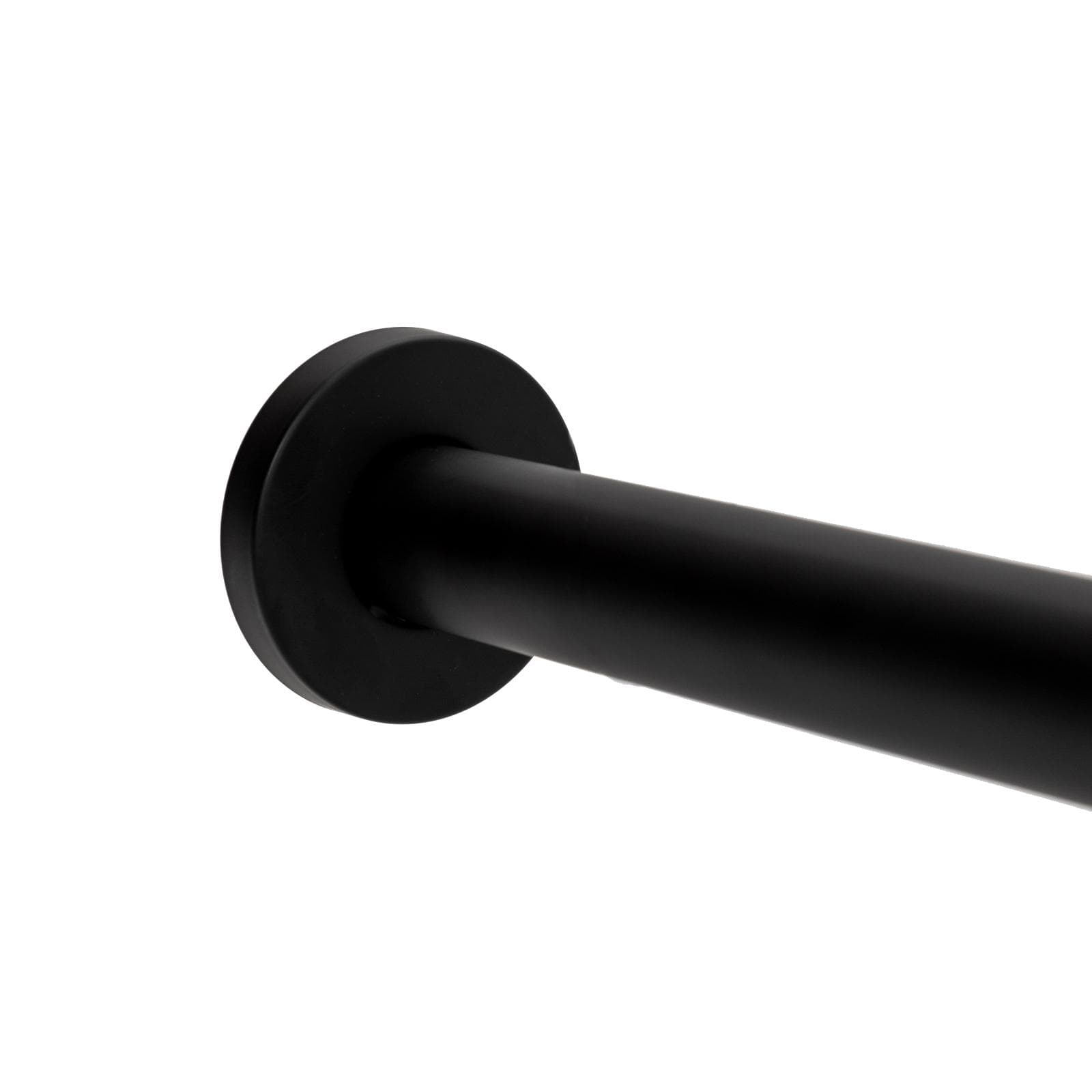 Set piletta click-clack universale e sifone di scarico tondo per lavabo nero opaco