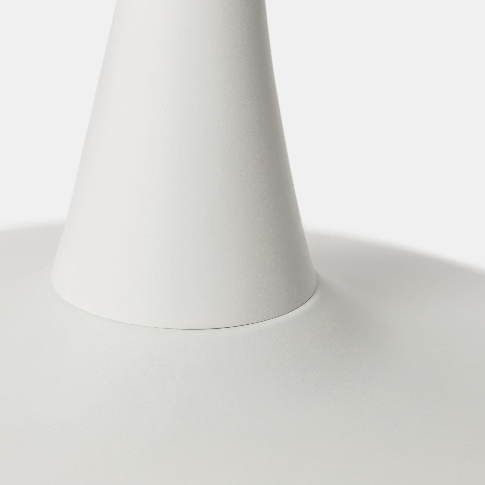 Set pranzo con tavolo rotondo 80 cm e 4 sedie impilabili in polipropilene bianco - Tulipano