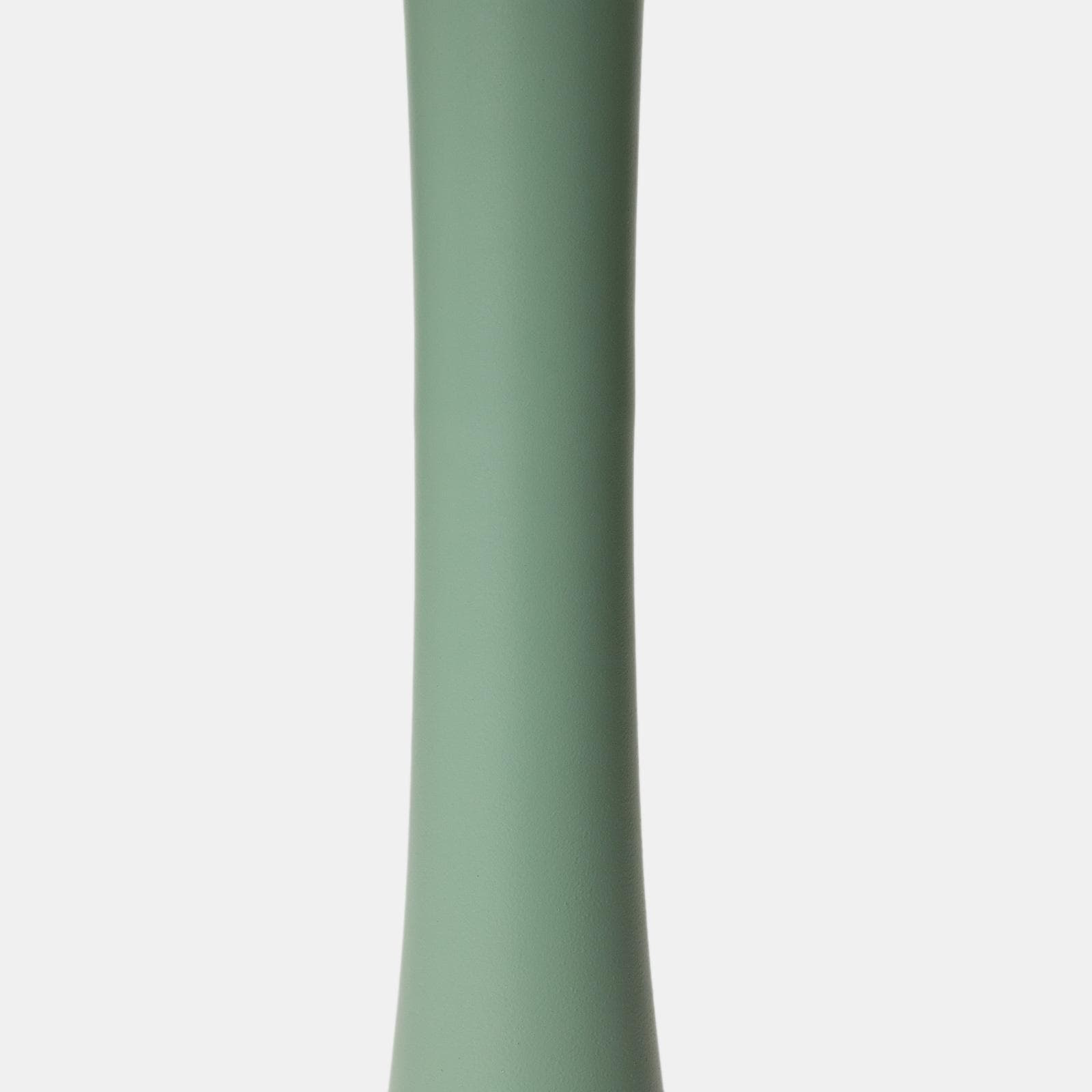 Set pranzo con tavolo rotondo 80 cm e 4 sedie impilabili in polipropilene verde giada - Tulipano
