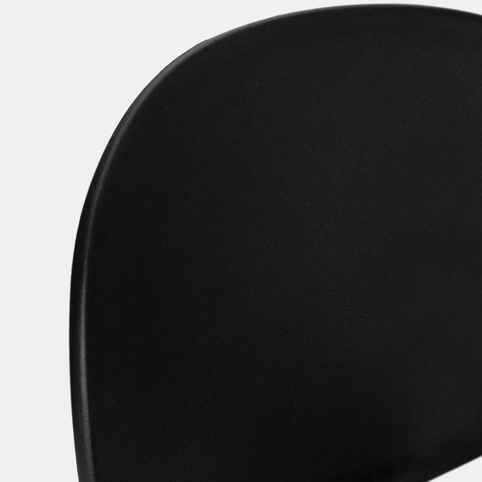 Set pranzo da giardino con tavolo 80x80 cm e 4 sedie in polipropilene nero - Qalis