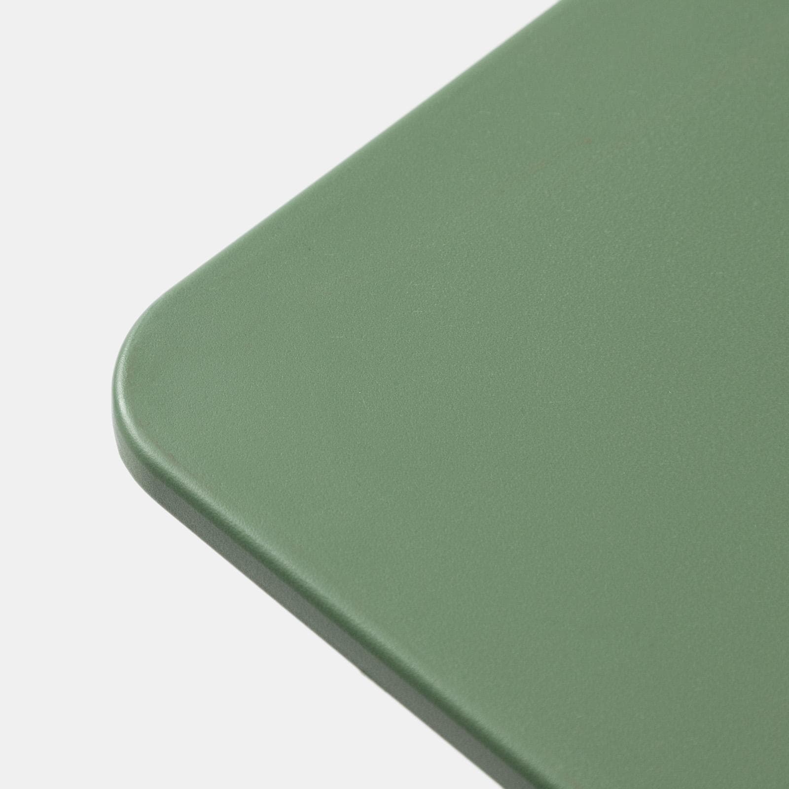 Set pranzo da giardino con tavolo 80x80 cm e 4 sedie in polipropilene verde salvia - Qalis