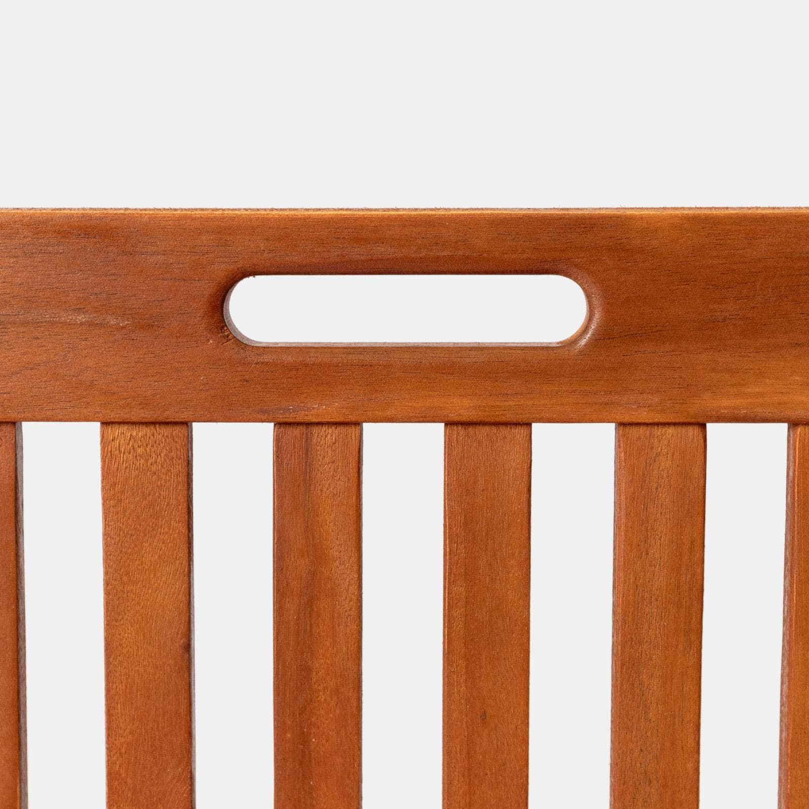 Set pranzo con tavolo rotondo 100 cm e 4 sedie con braccioli in legno di acacia - Paja