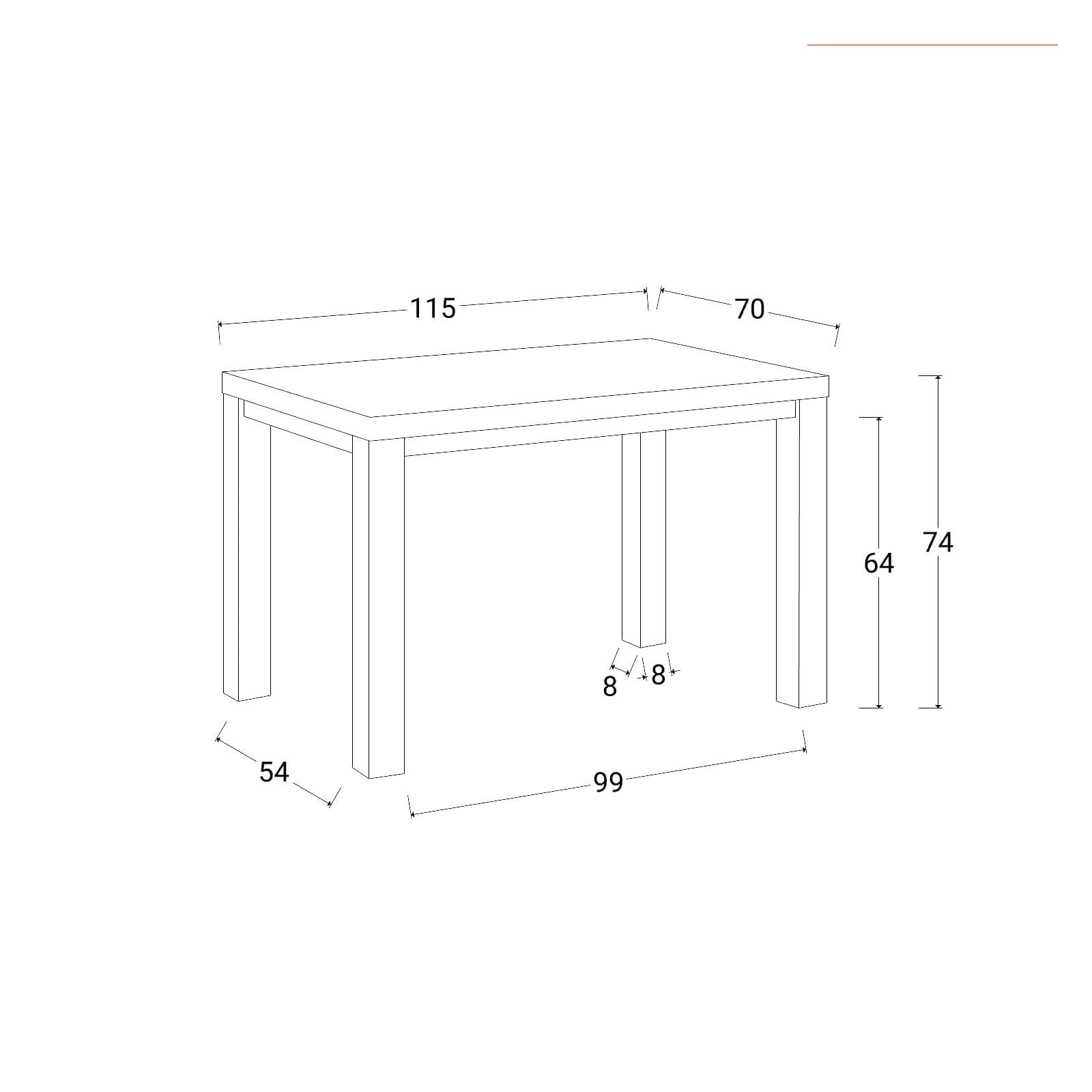 Set pranzo tavolo 115x70 cm e 4 sedie pieghevoli con braccioli in legno di acacia e corda grigia - Yadira