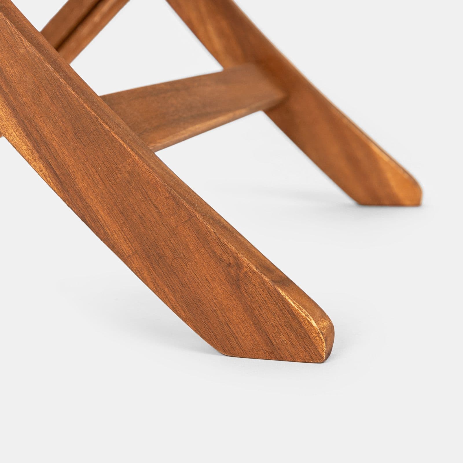Set bistrot tavolo 60x60 cm e 2 sedie pieghevoli in legno d'acacia - Paja