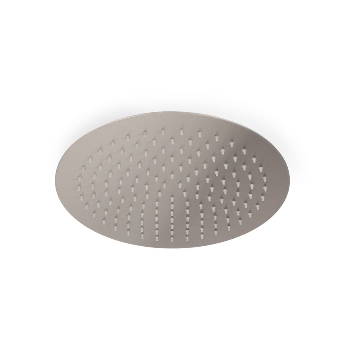 Set soffione ultraslim 30 cm con braccio doccia 35 cm spazzolato