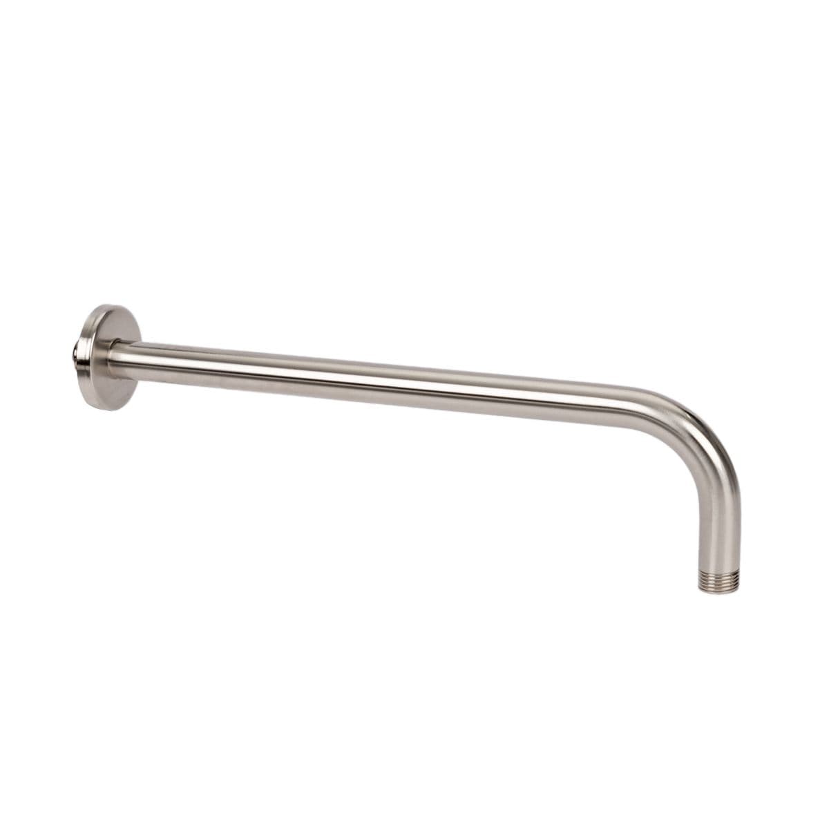 Set soffione ultraslim 30 cm con braccio doccia 35 cm spazzolato