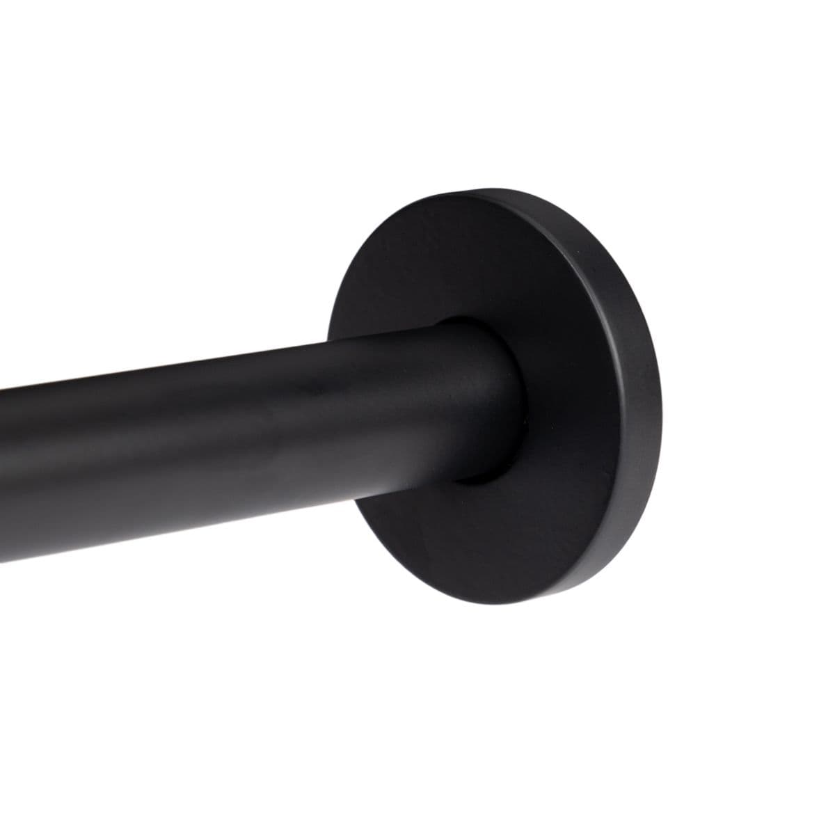 Set soffione ultraslim 40 cm con braccio doccia 35 cm nero opaco