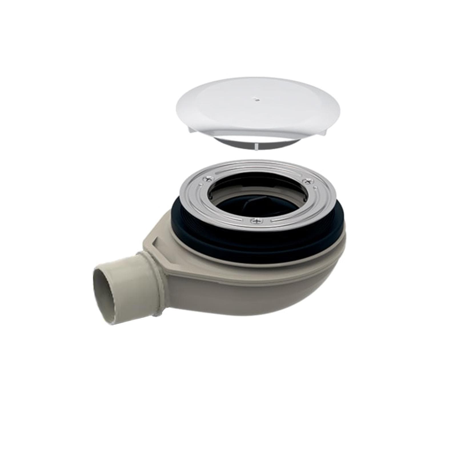 Sifone per piatto doccia Geberit d90 con tappo per piletta chiusura 30 mm