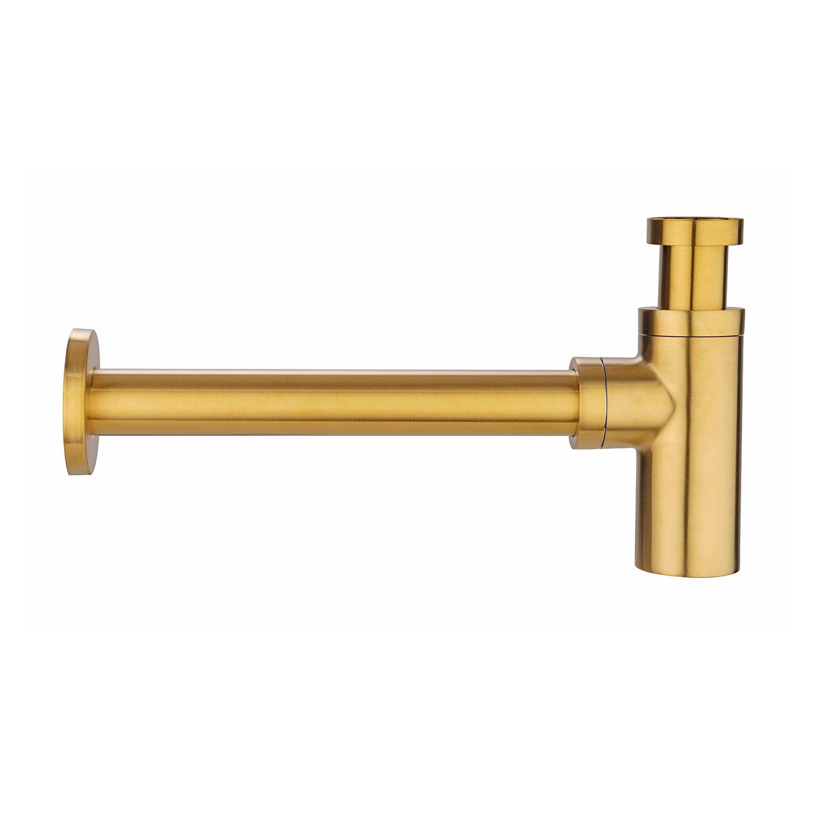 Sifone tondo a bottiglia in ottone oro - Jacuzzi