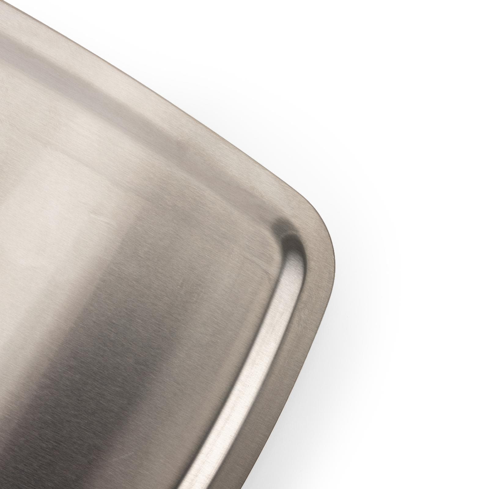 Soffione 30x20 cm ultrasottile in acciaio inox satinato