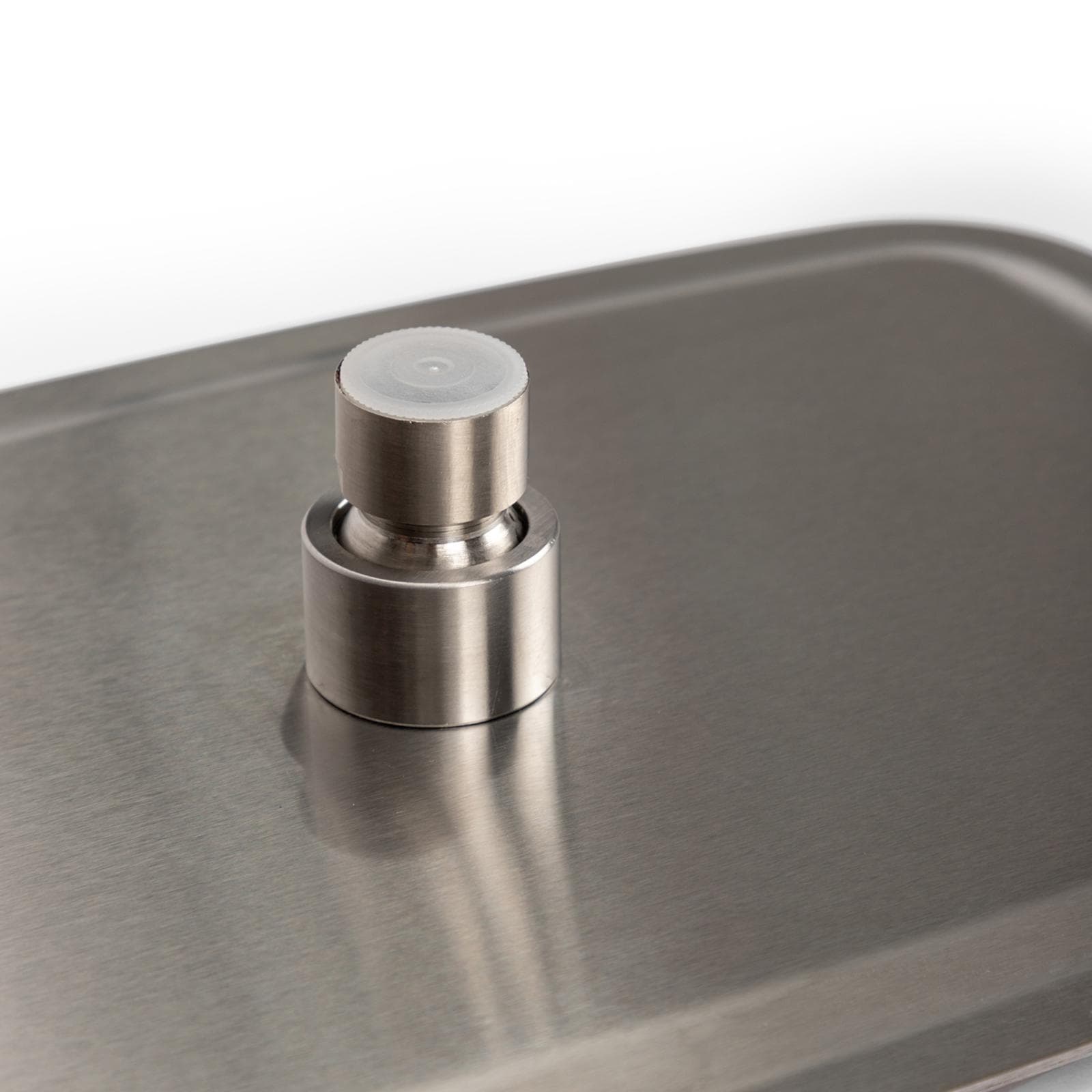 Soffione 30x20 cm ultrasottile in acciaio inox satinato