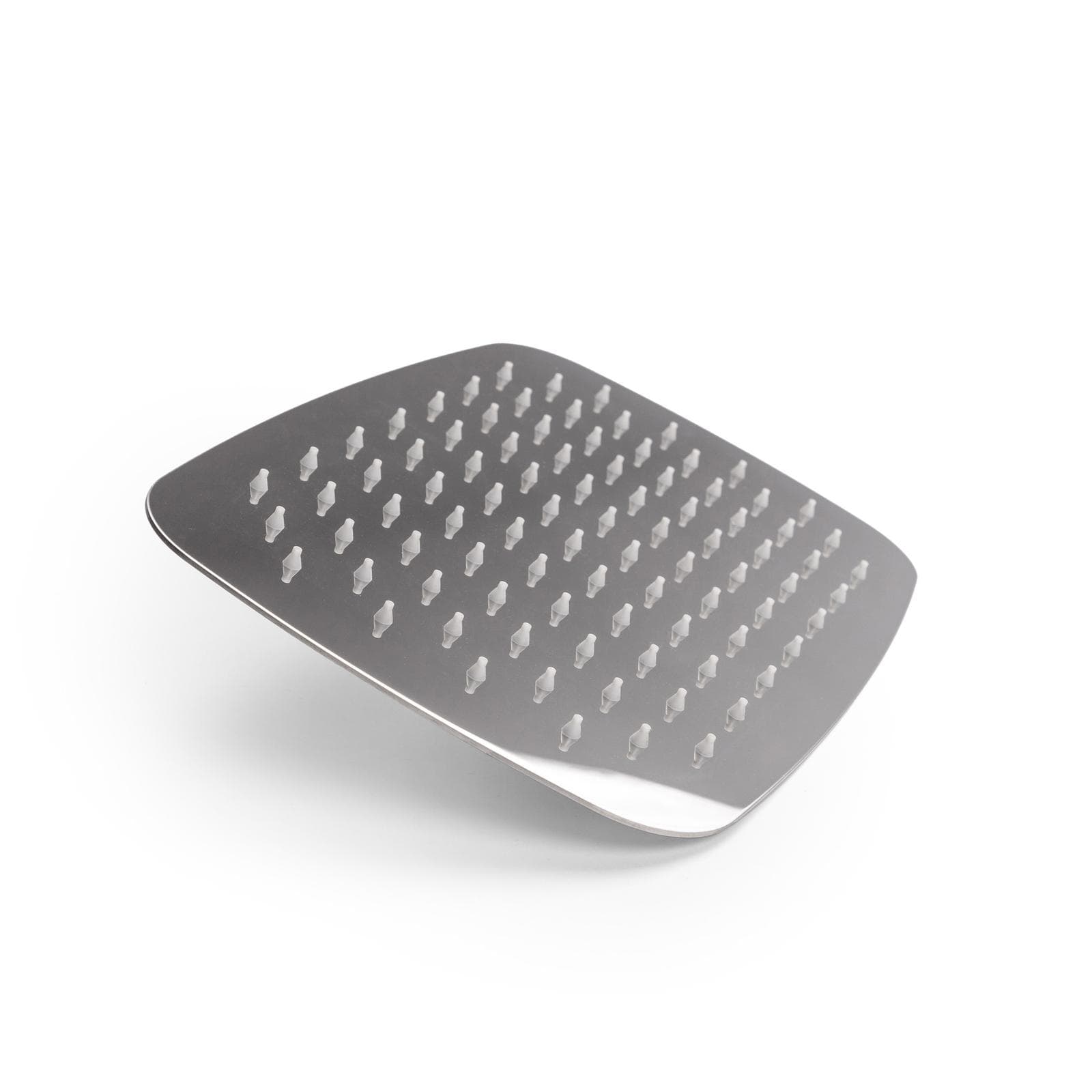 Soffione doccia 20x30 cm ultraslim orientabile acciaio inox lucido anticalcare
