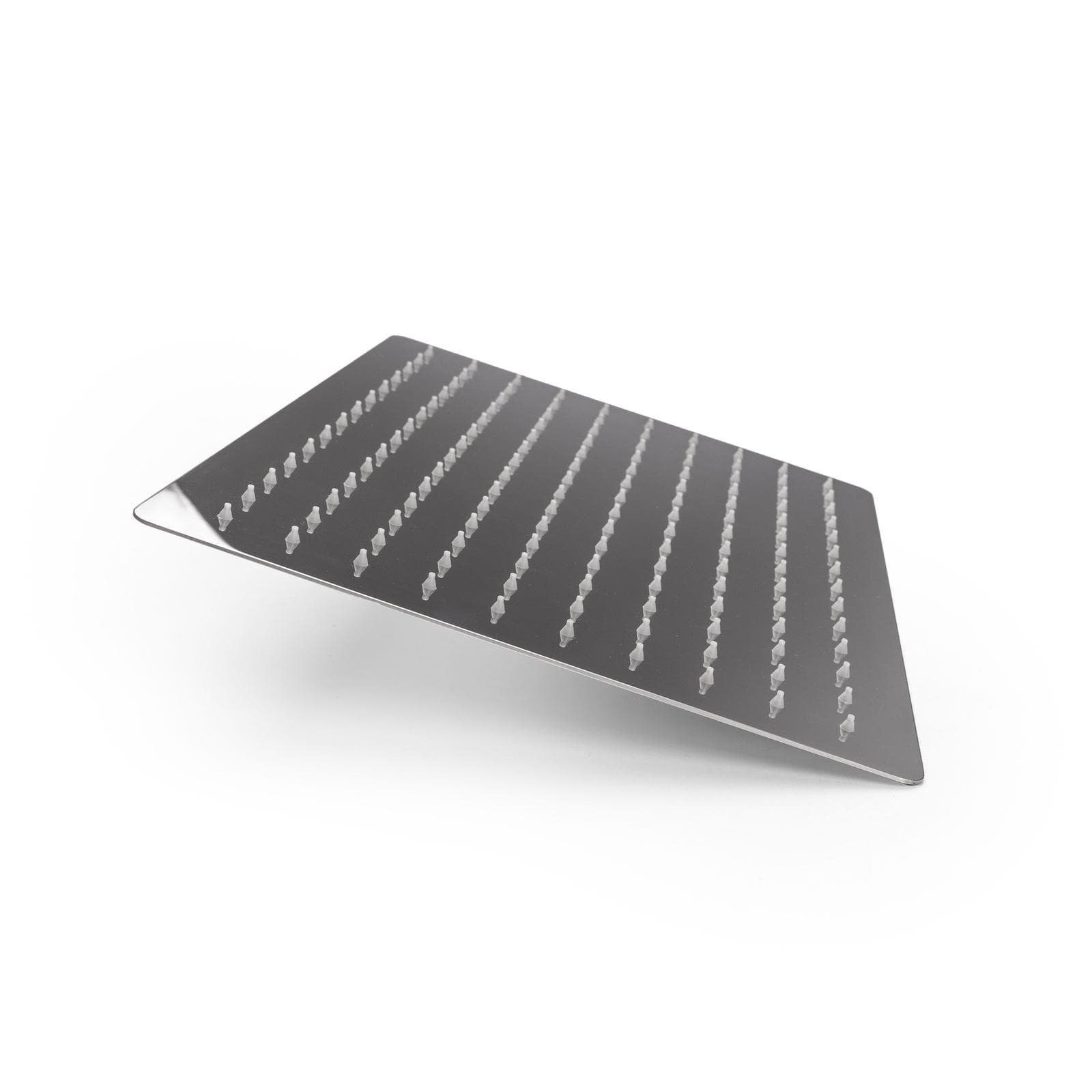 Soffione doccia ultraslim 40x30 cm acciaio inox anticalcare orientabile