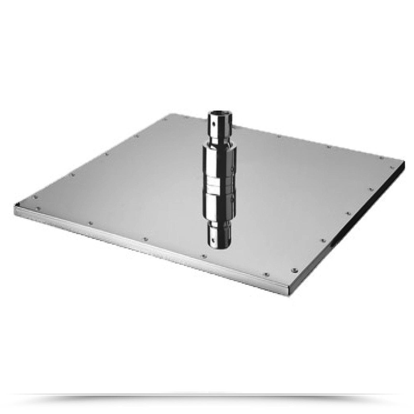 Soffione quadrato ispezionabile 20 x 20 cm in metallo cromato - Syncro di Paffoni