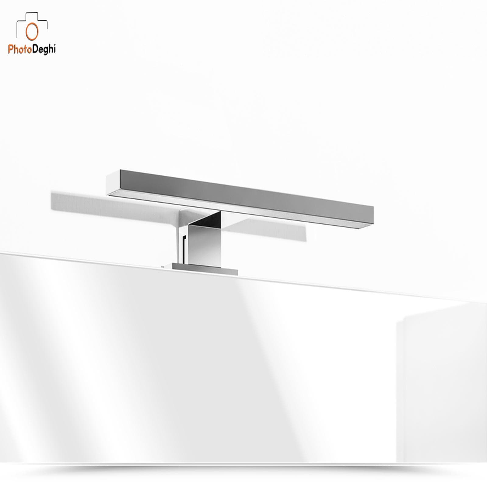Specchio 70x90 cm reversibile con luce led da 30 cm inclusa - Raoled