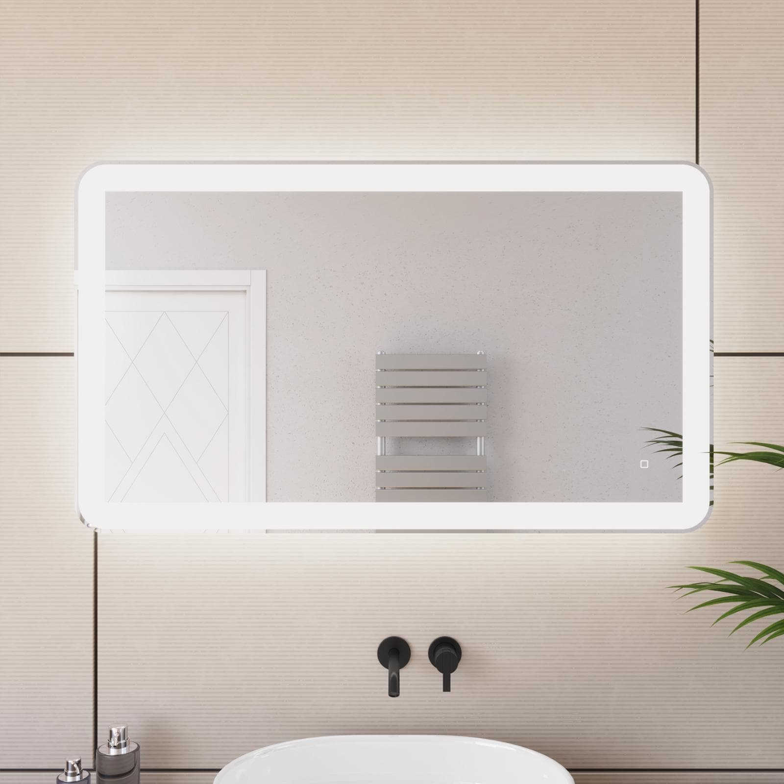 Specchio led 120x70 cm a luce fredda con accensione touch - Select