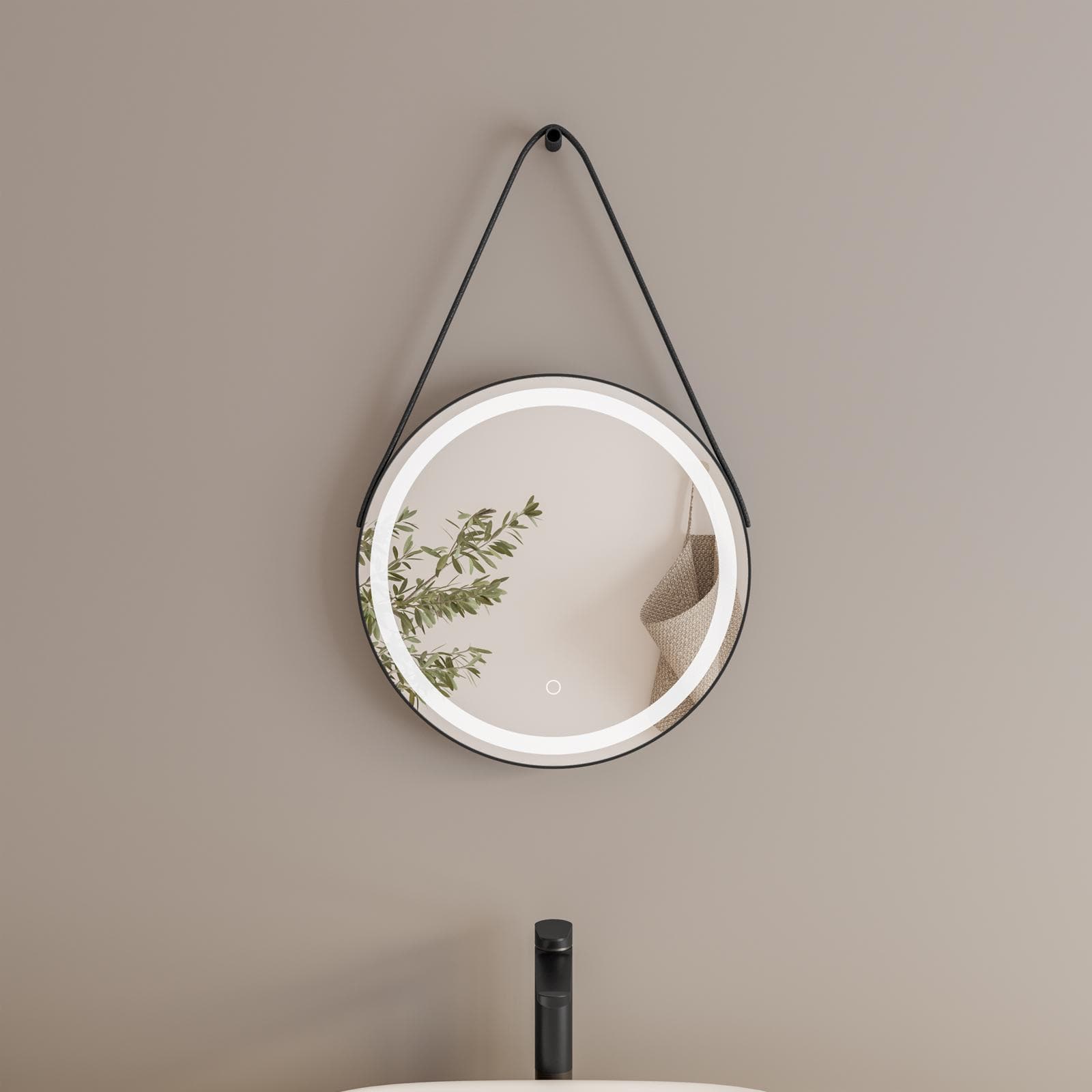 Specchio led per bagno Ø 45 cm - Cara