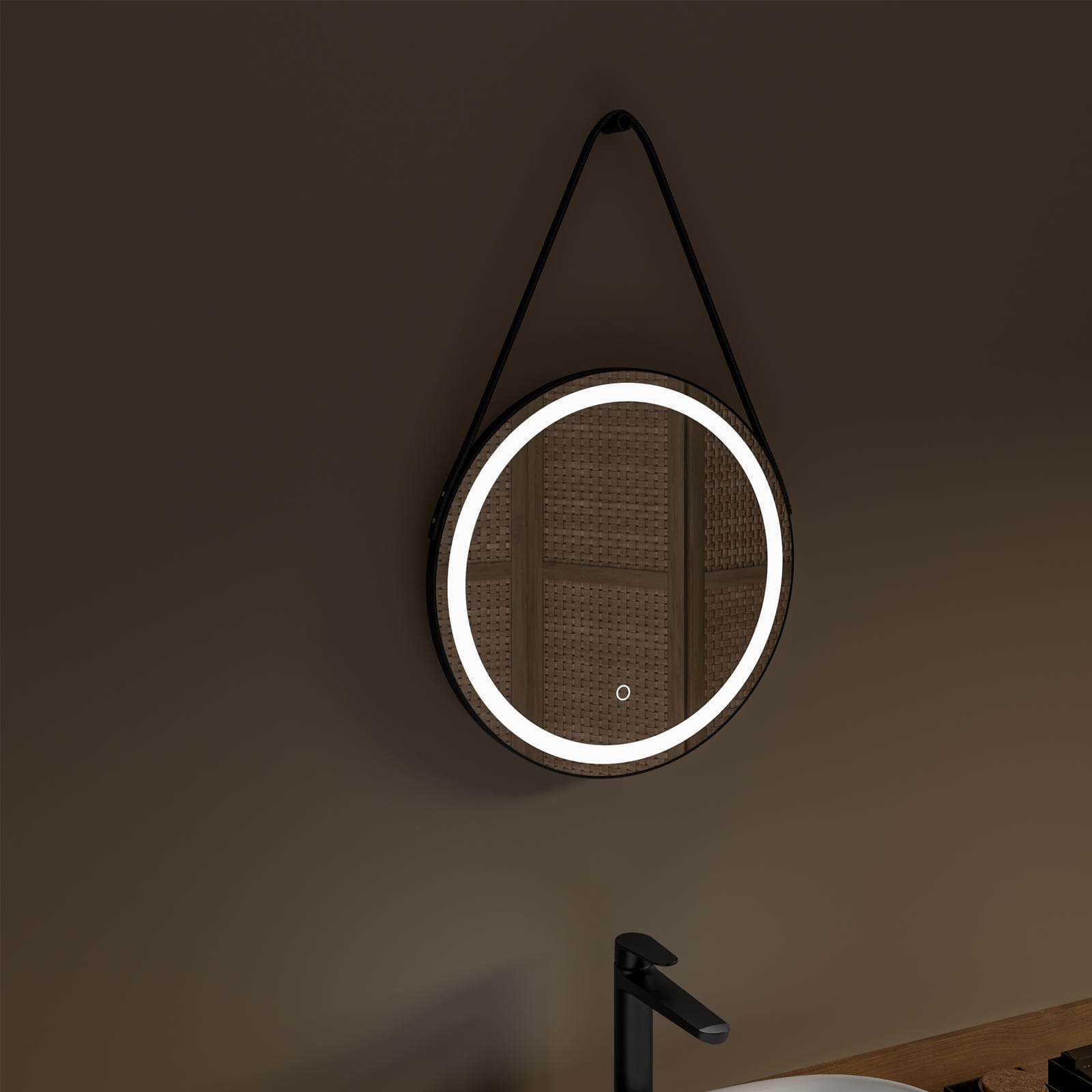 Specchio led per bagno Ø 45 cm - Cara