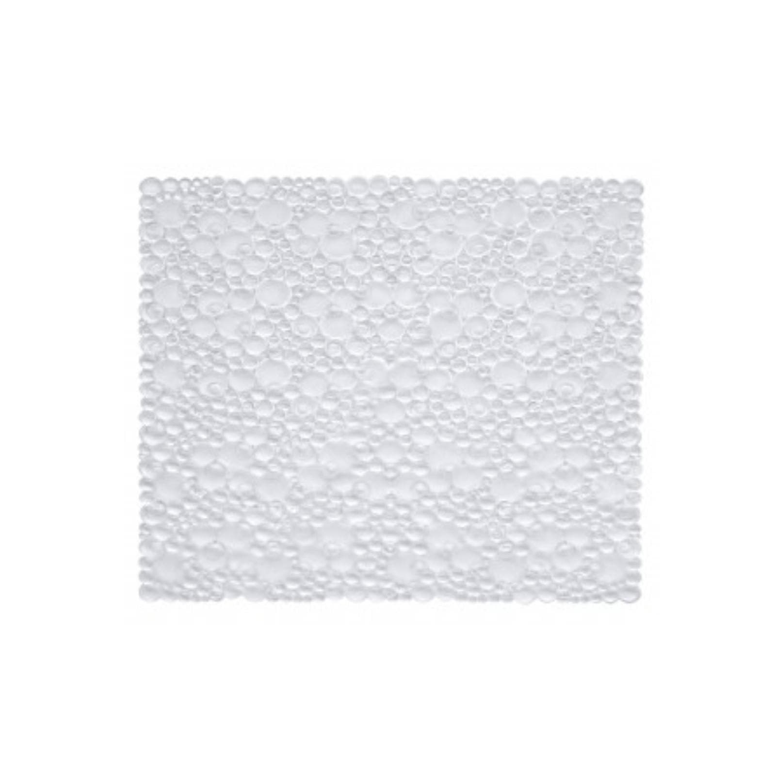 Tappeto doccia antiscivolo 54x54 cm con bolle per doccia o vasca bianco