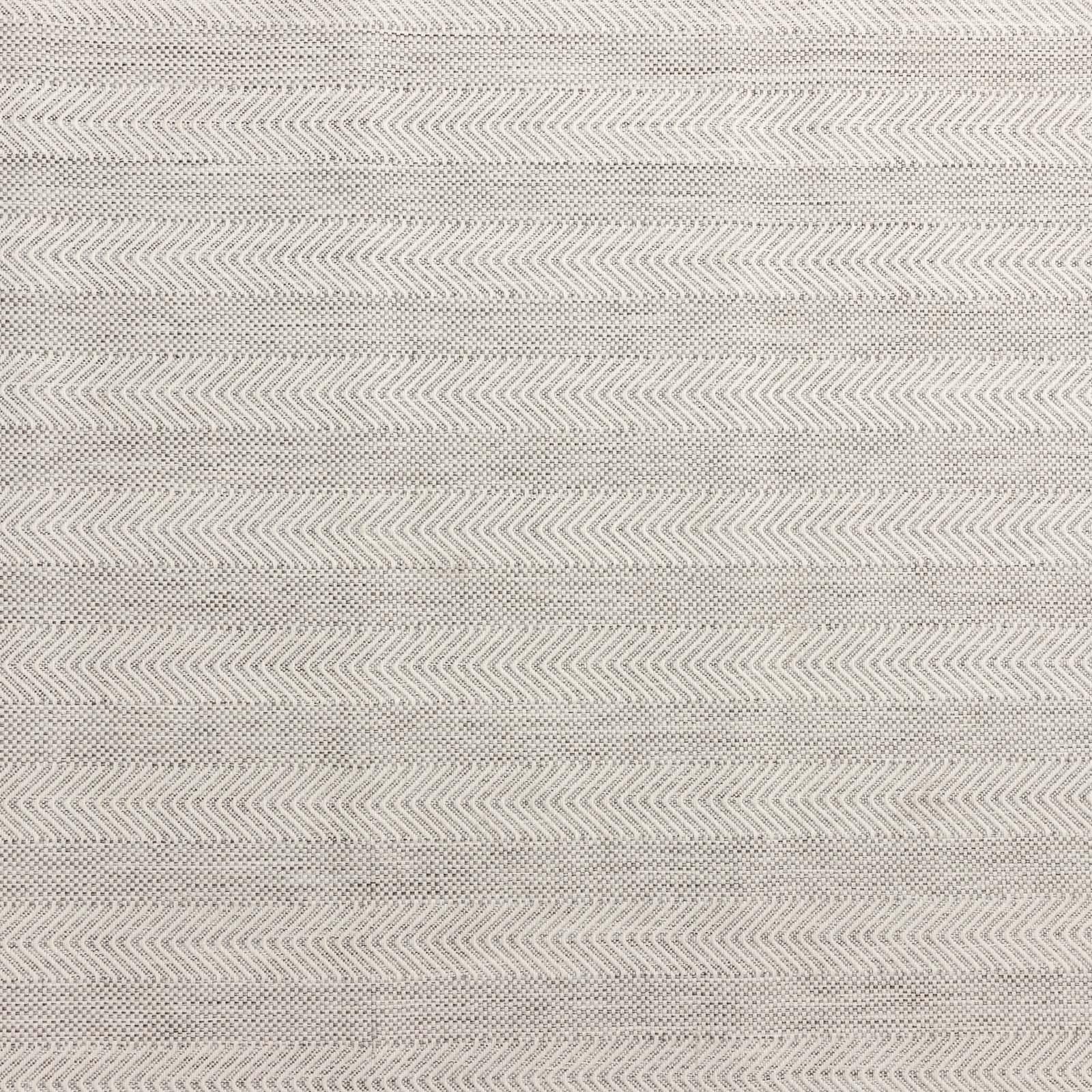 Tappeto da esterno o interno 150x200 cm in tessuto idrorepellente grigio con motivo a spiga - Rupert