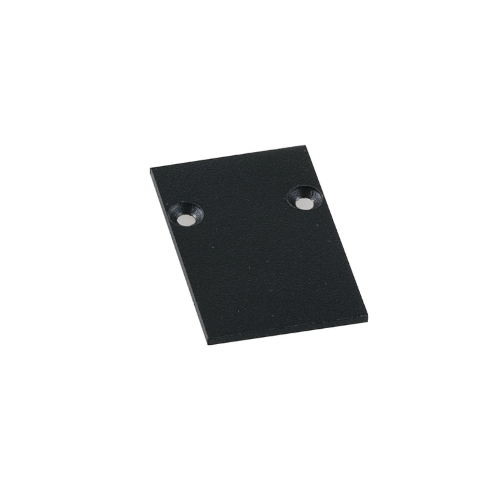 Tappo laterale per binario a incasso in alluminio nero - Power Inc