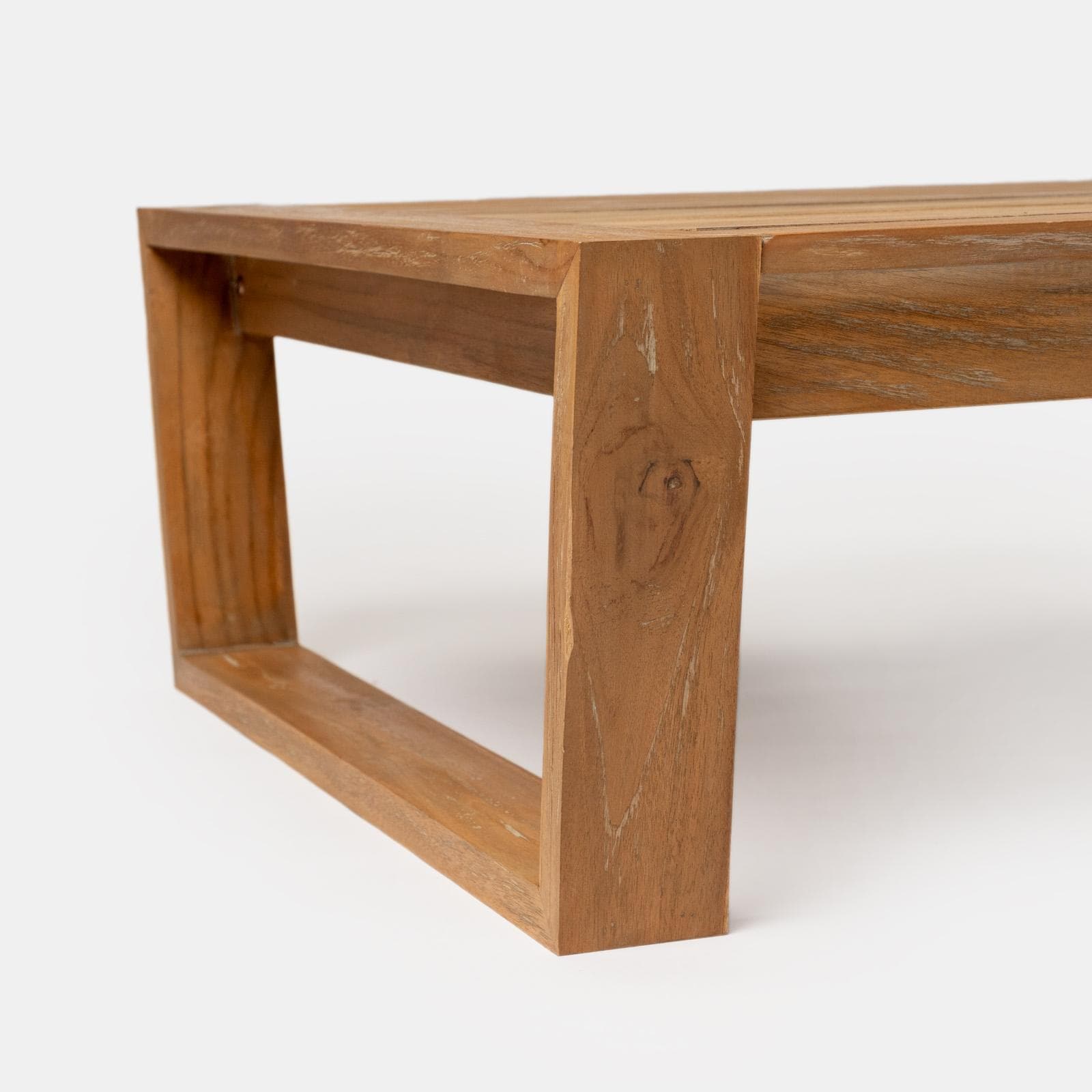 Tavolino 120x80 in legno teak naturale - Cairo