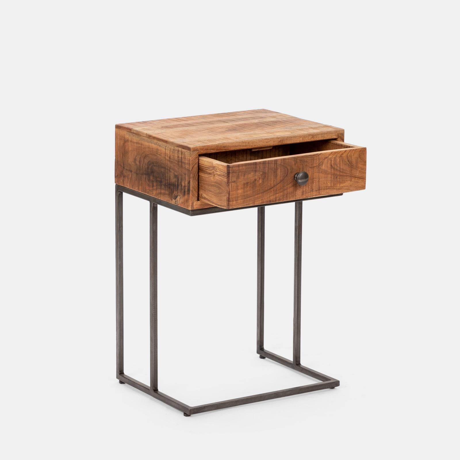 Tavolino 44x35 cm in legno di acacia - Freia Acacia