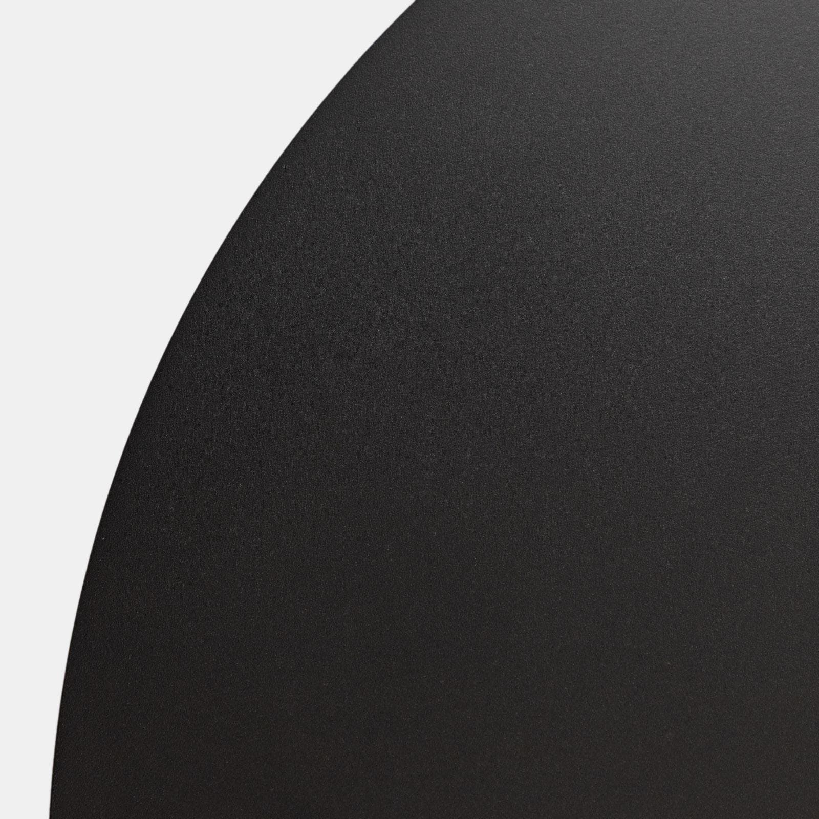 Tavolino da esterno rotondo 80 cm in alluminio antracite opaco - Dagre