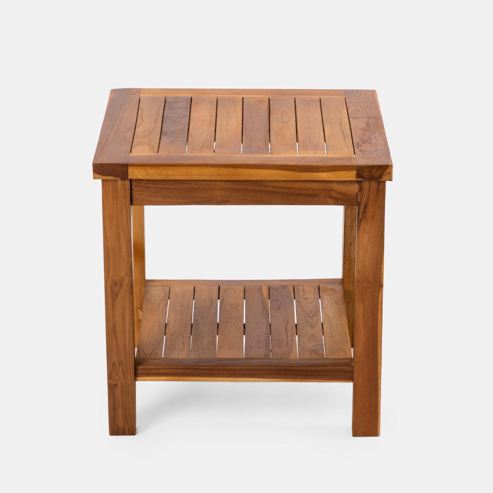 Tavolino da giardino 50x50 cm in legno teak - Louis